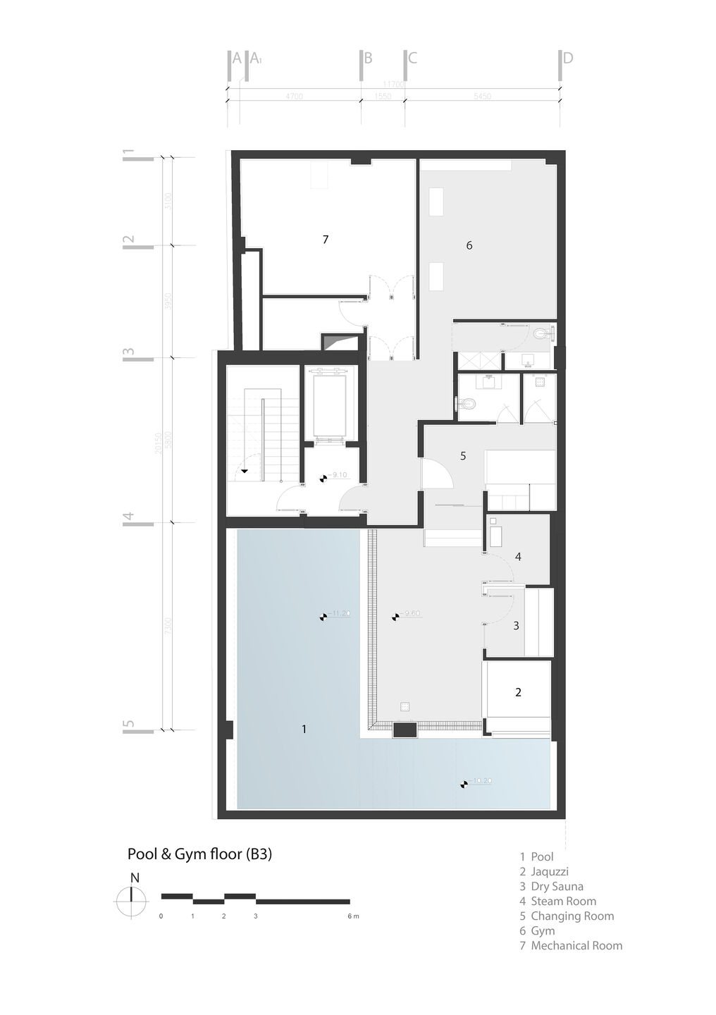 Gym & Pool Floor