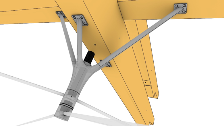 Steel Casting Design - Adjustable Node with Cable Net