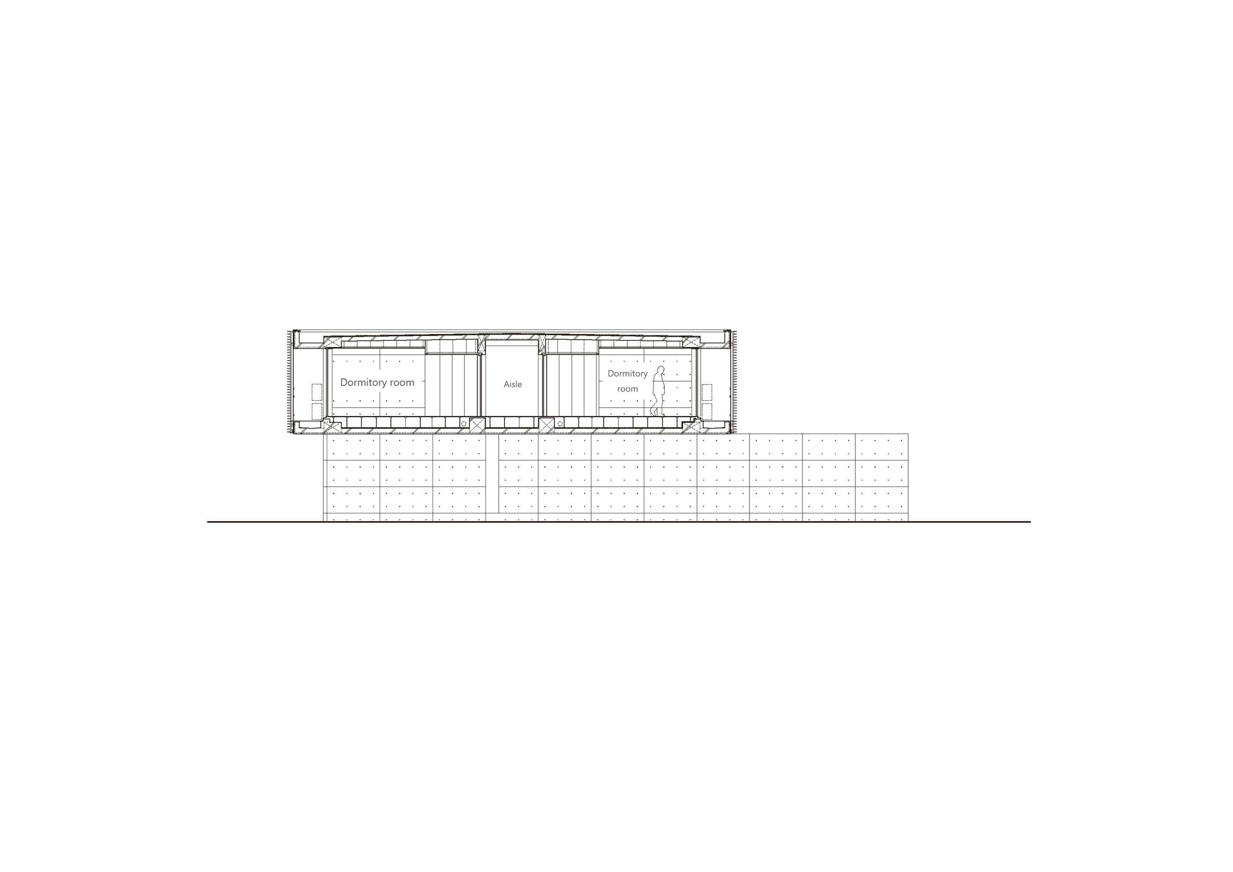 North-south section①