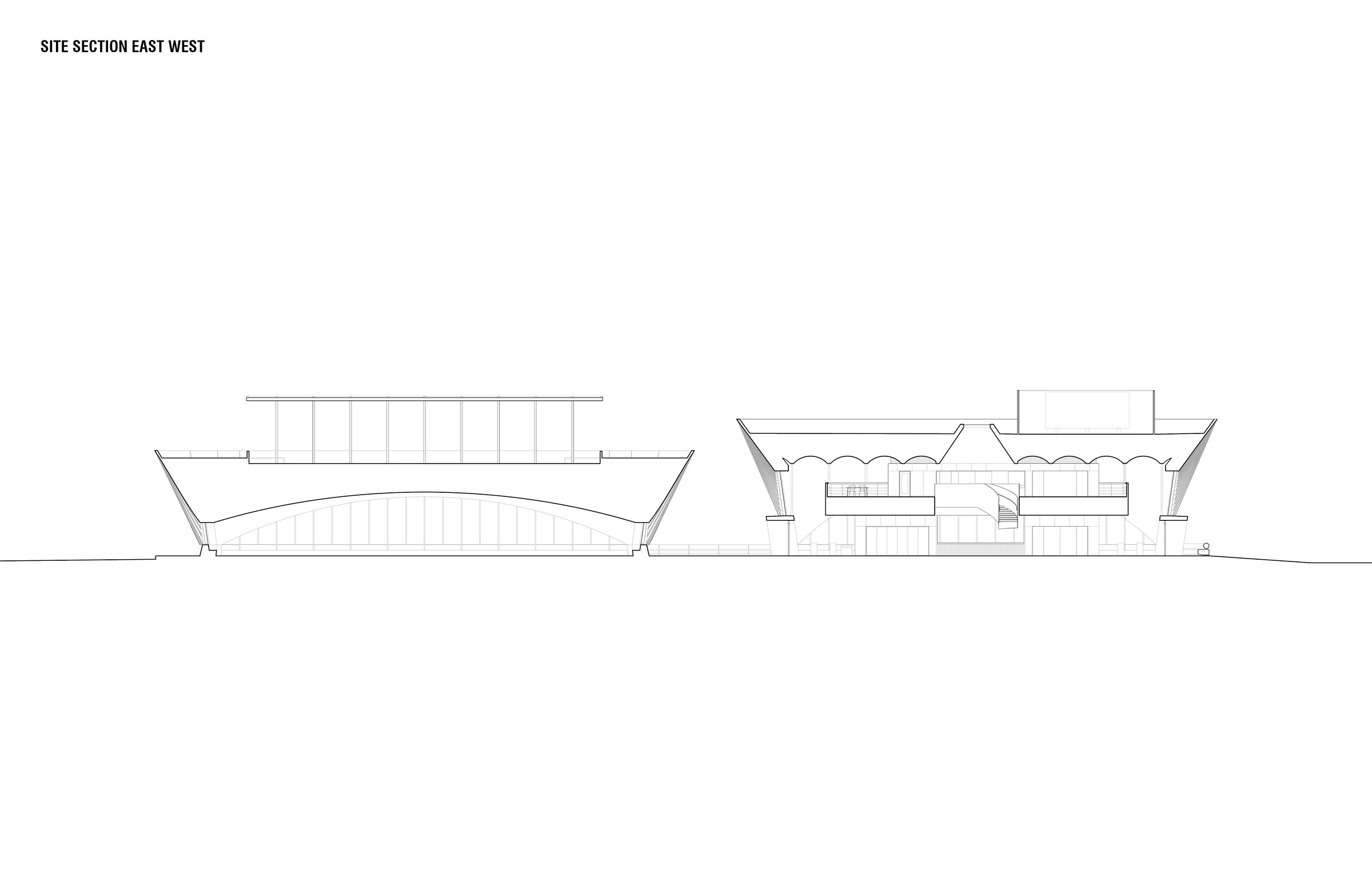 Site Section East to West