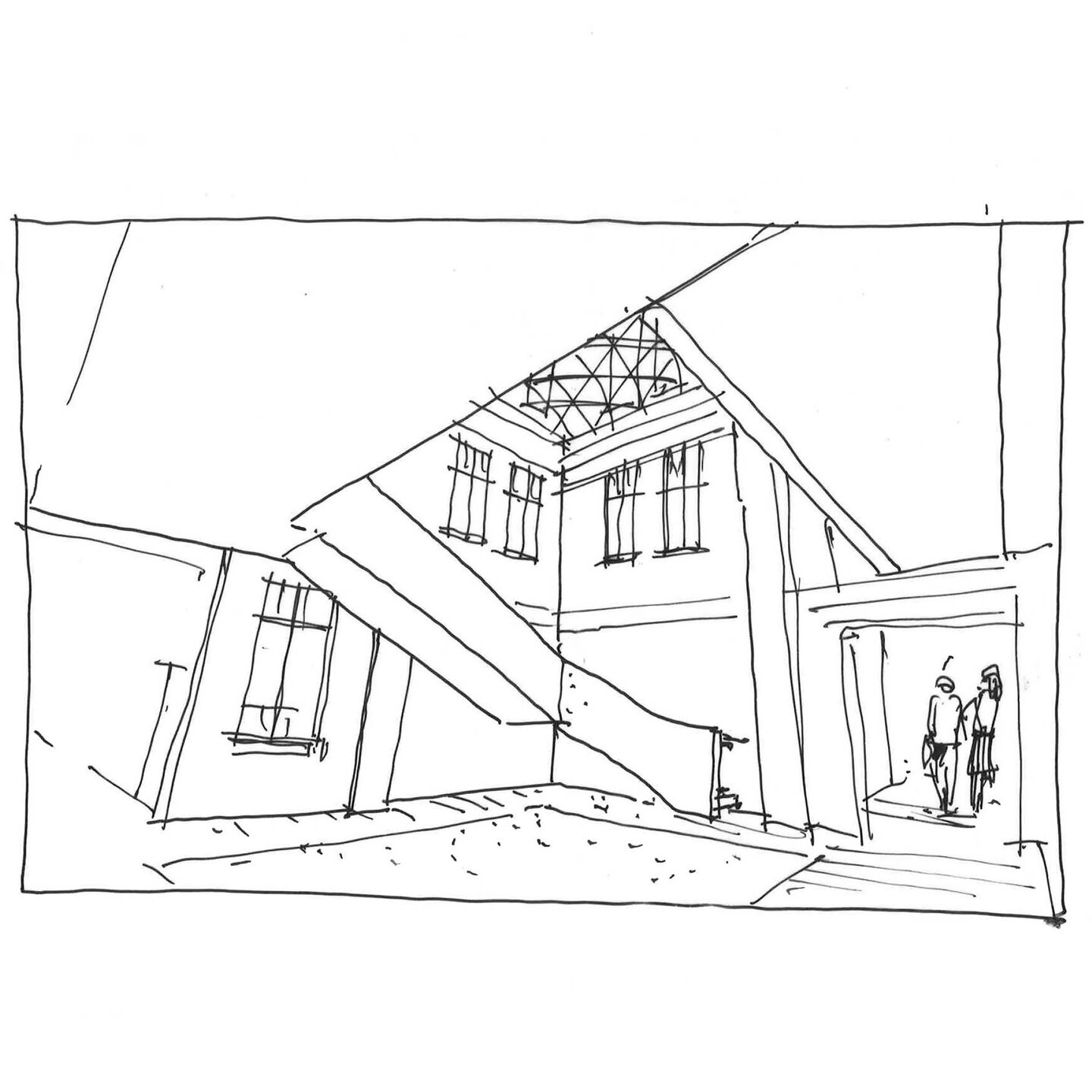 Croquis du hall