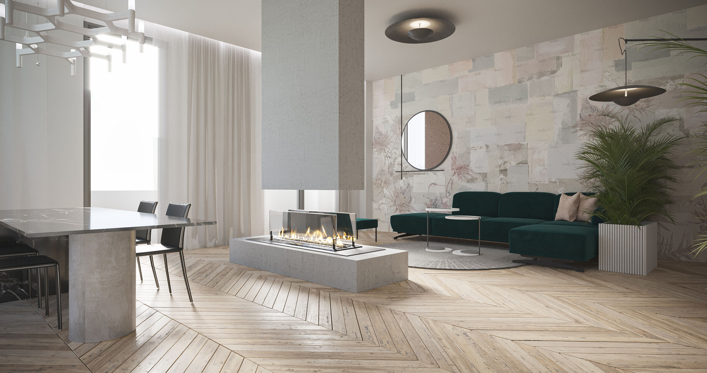 Living area render
