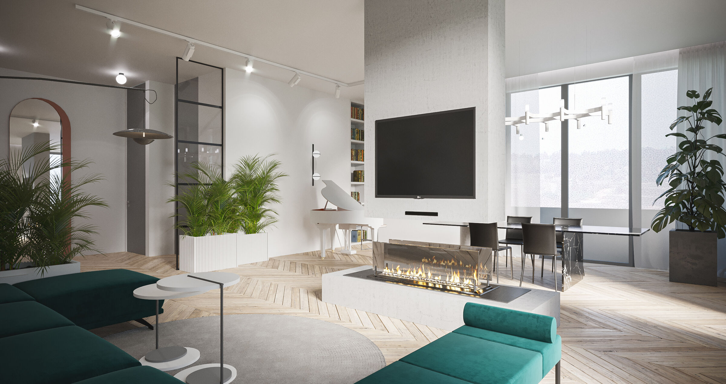 Living area render