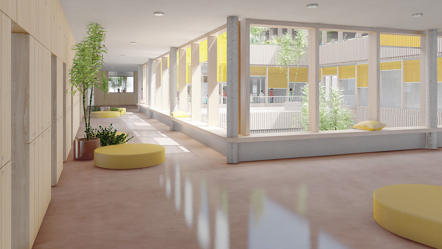 Interior corridor