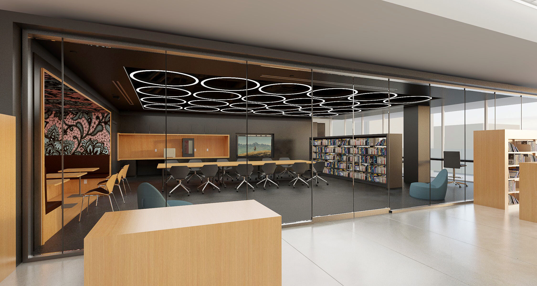 Young Adult Maker Space & Innovation Center Rending