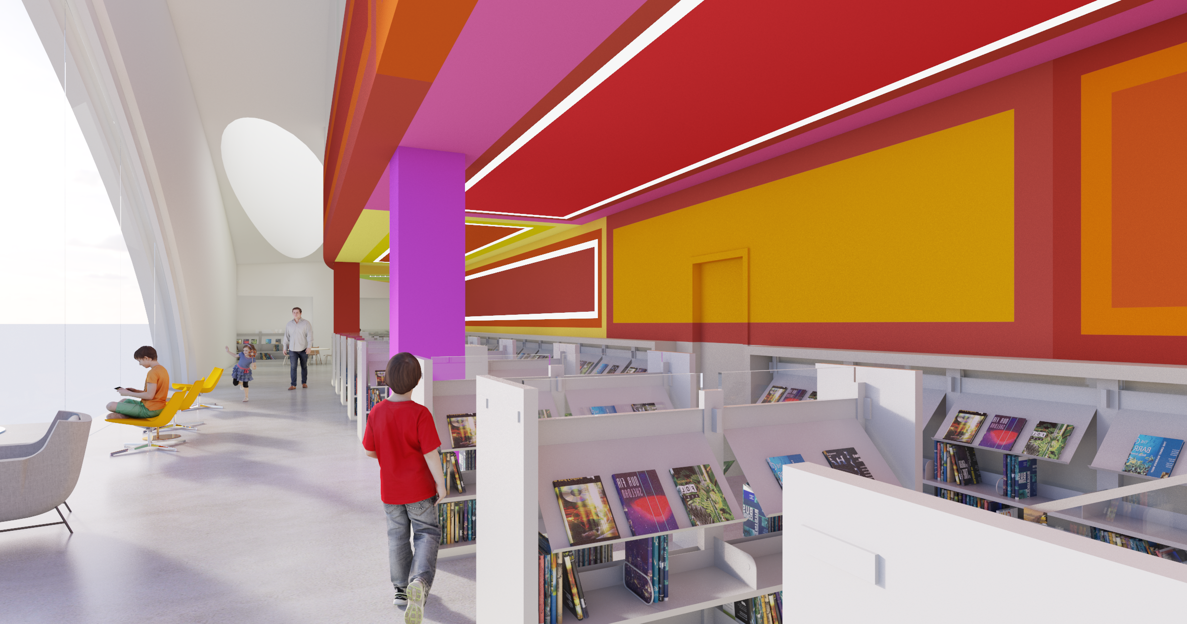 Children's Library Rendering