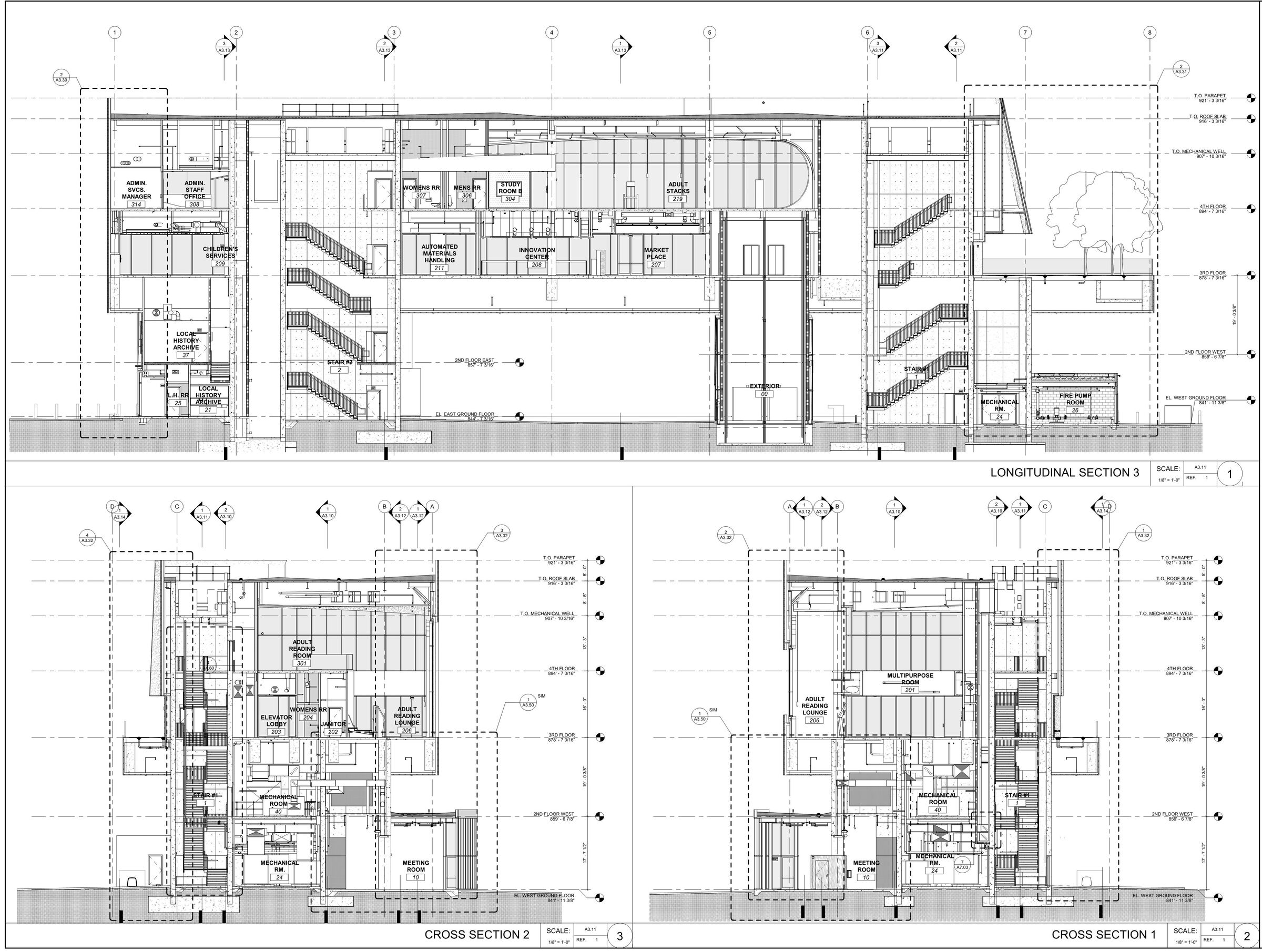 Longitudinal & Cross Sections