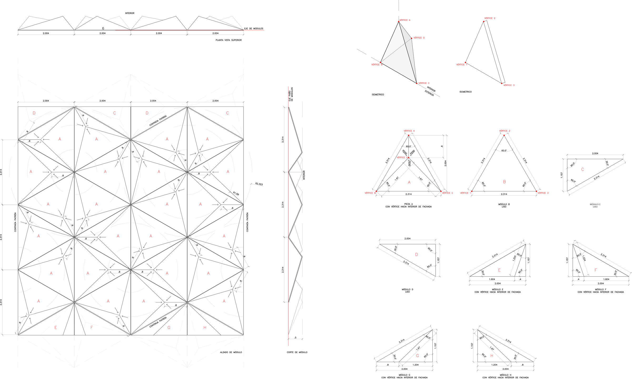 Modular pieces