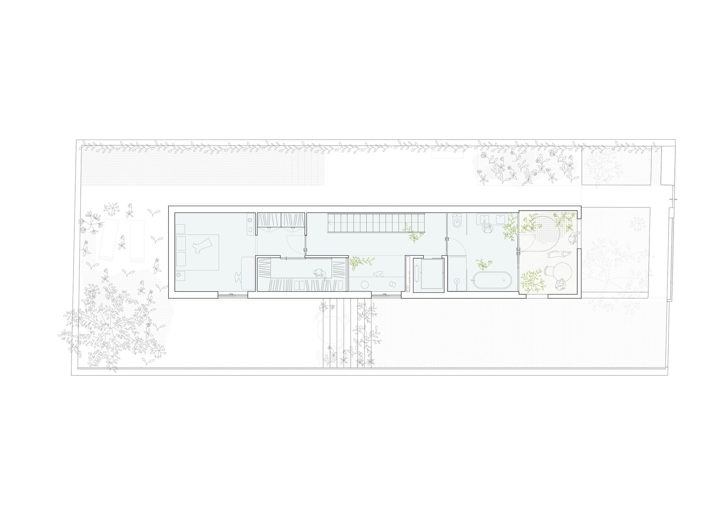First floor. Main bedroom