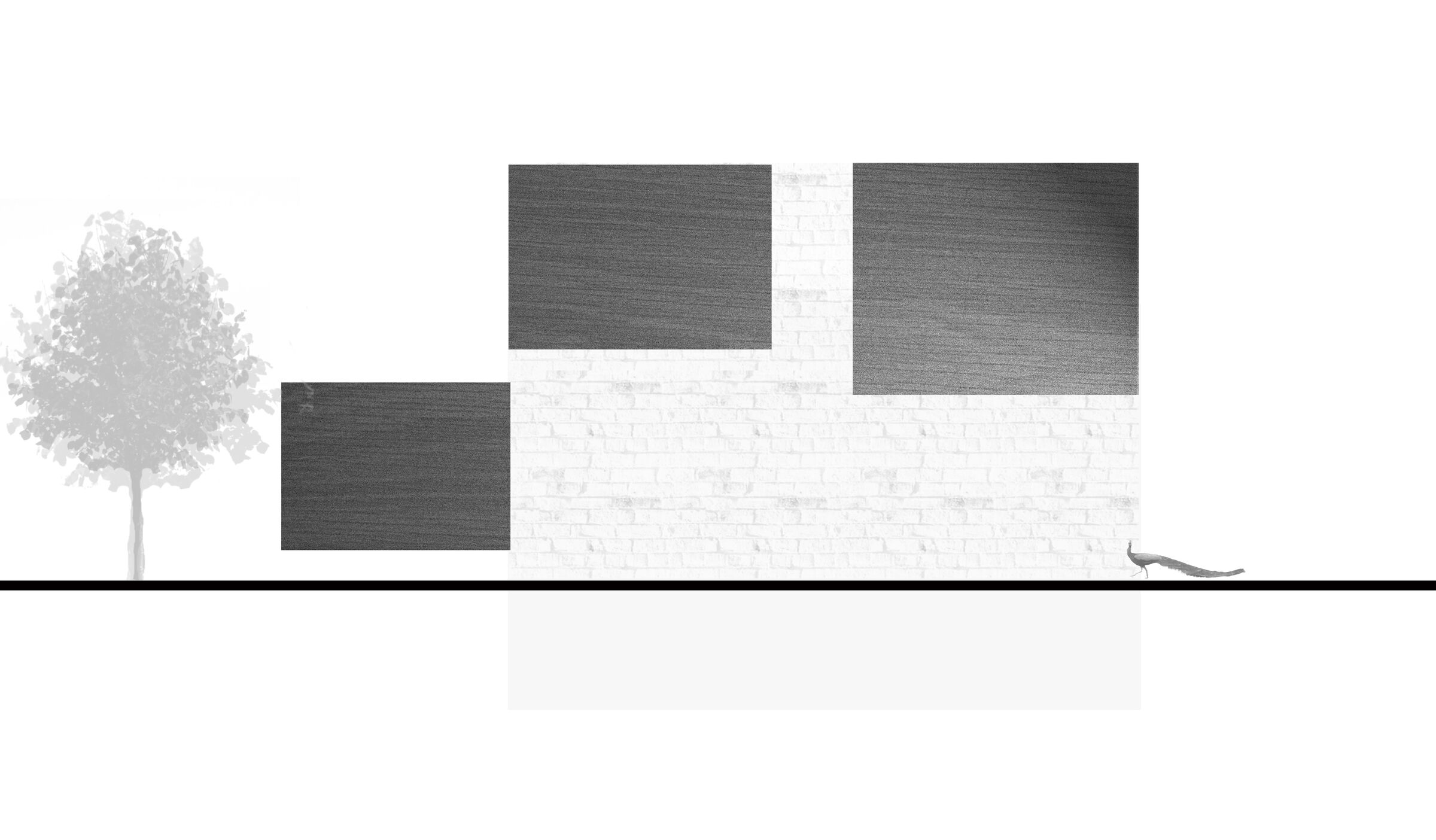 Concept drawing: Sectional volumes