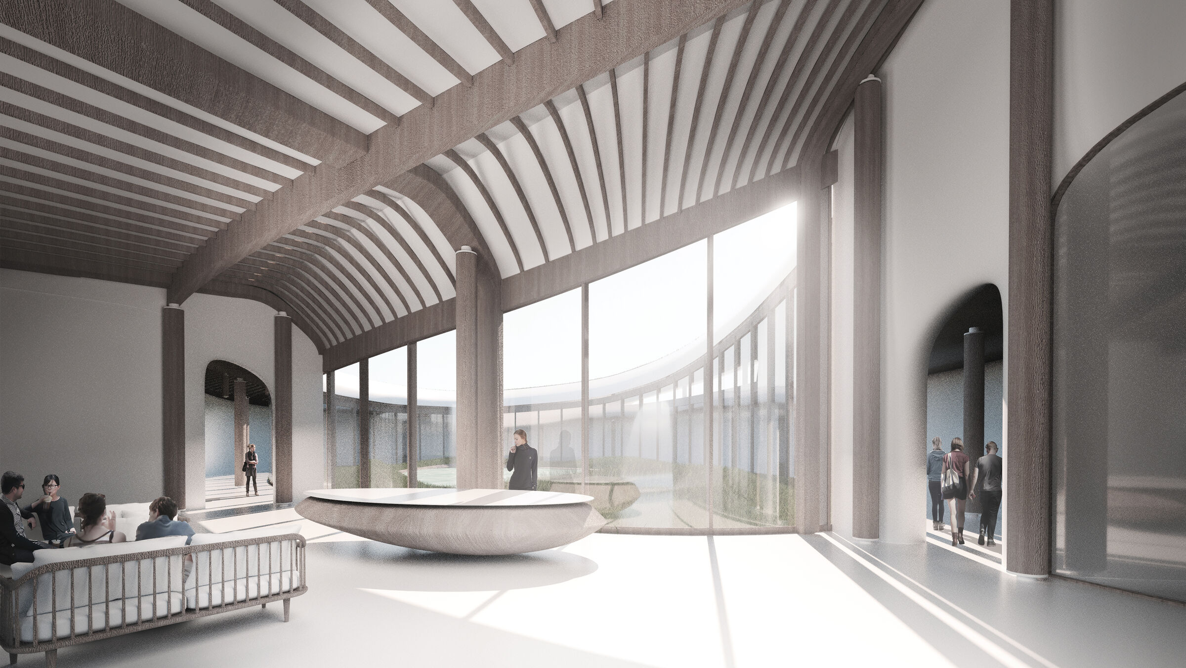 Interior of Community Club Lobby