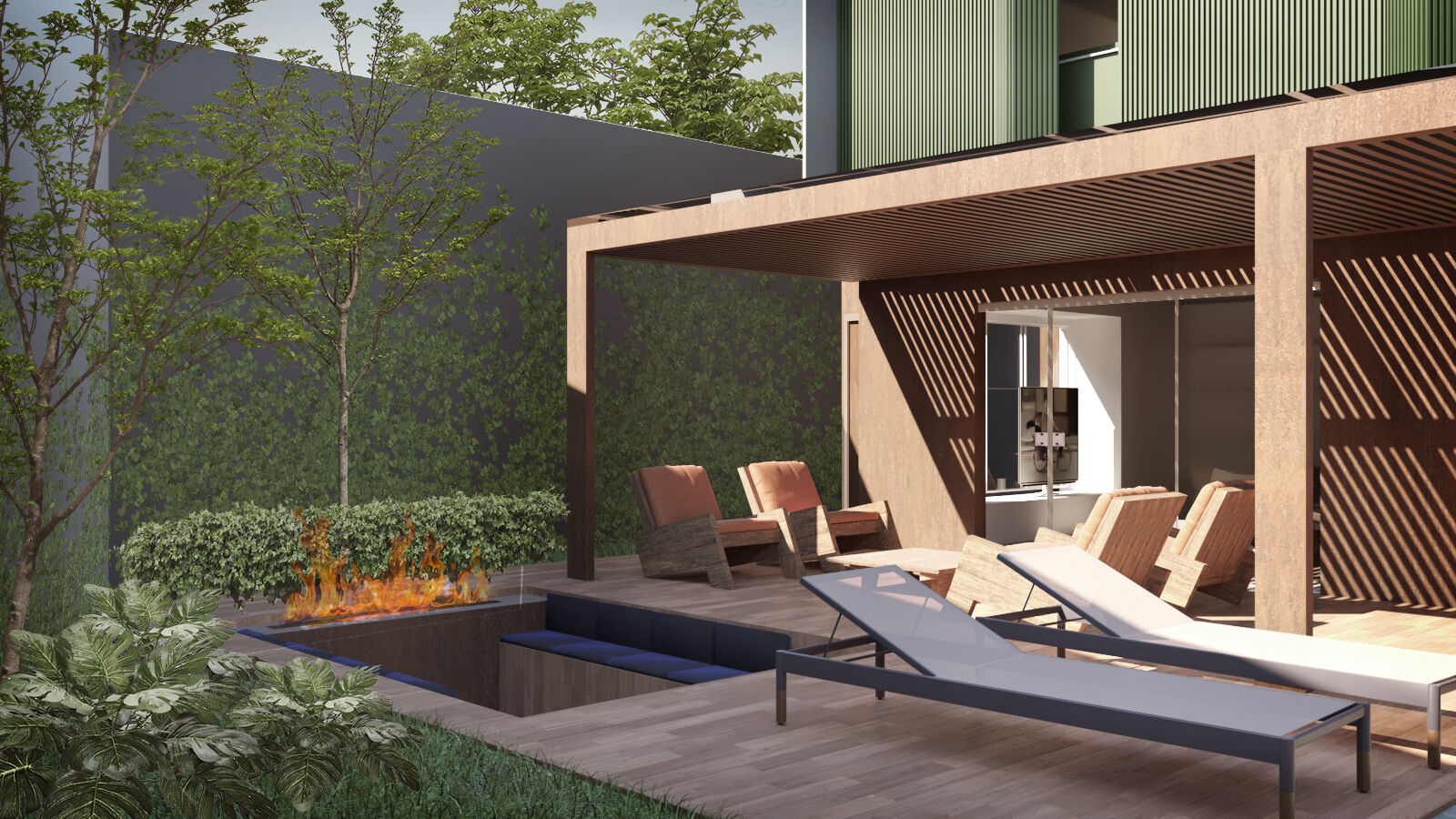 garden area