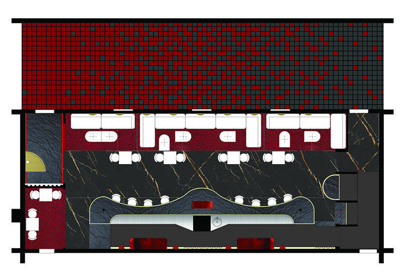 Plan with textures