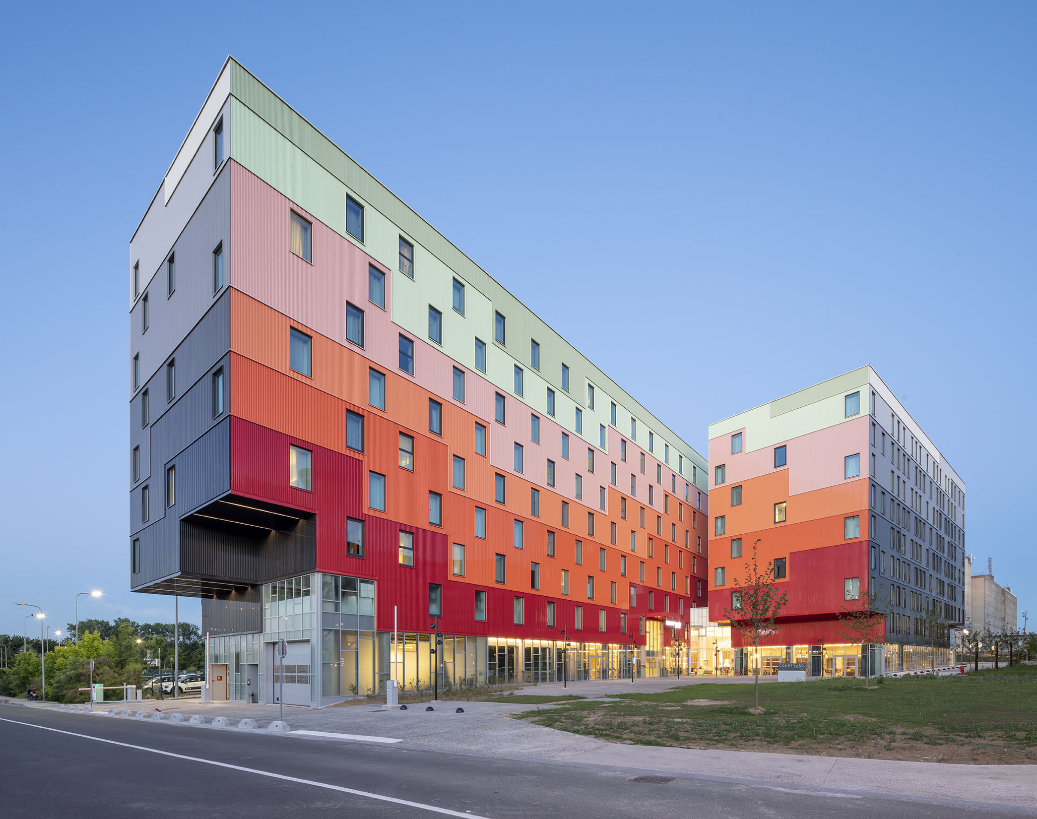 Marriott Paris CDG Airport Hotels Manuelle Gautrand Architecture 