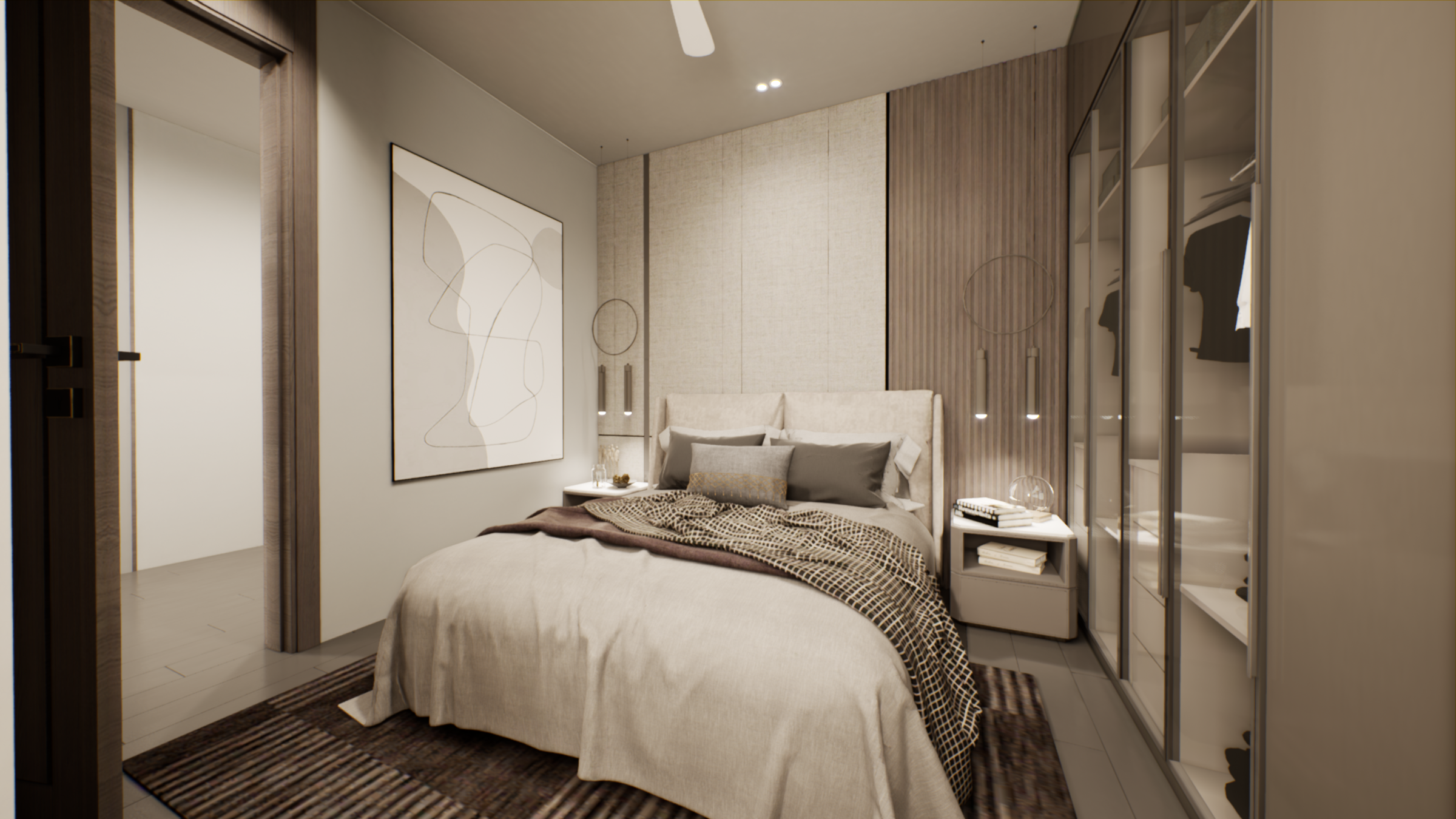 The essence of interior design for us is always about people and how they live. It is about the realities of what makes for an attractive, civilized, meaningful environment, not about fashion or what's in or what's out. Thereby we designed for comfort.