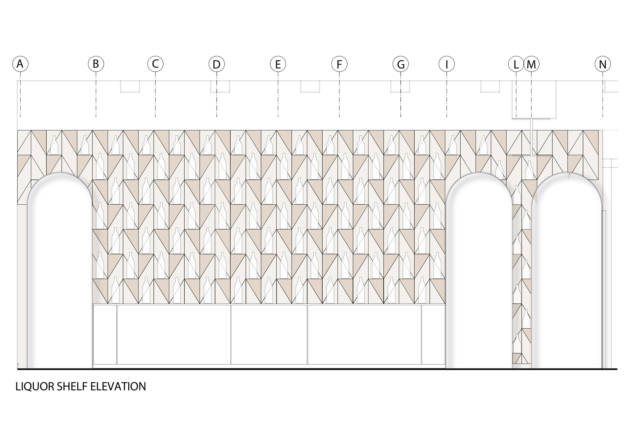 Liquor Shelf Elevation