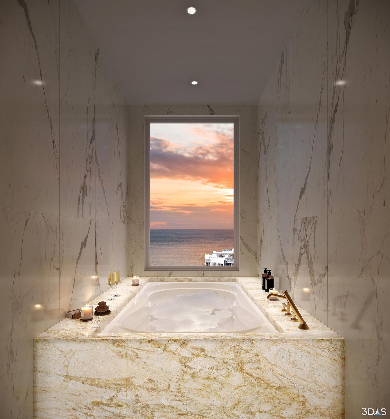 Master Bathroom Tub