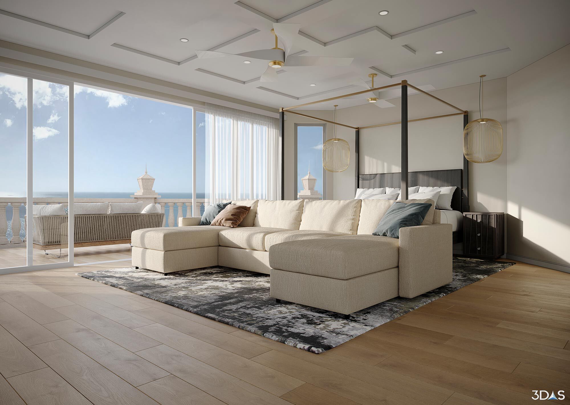 Master Bedroom Overlooking Ocean