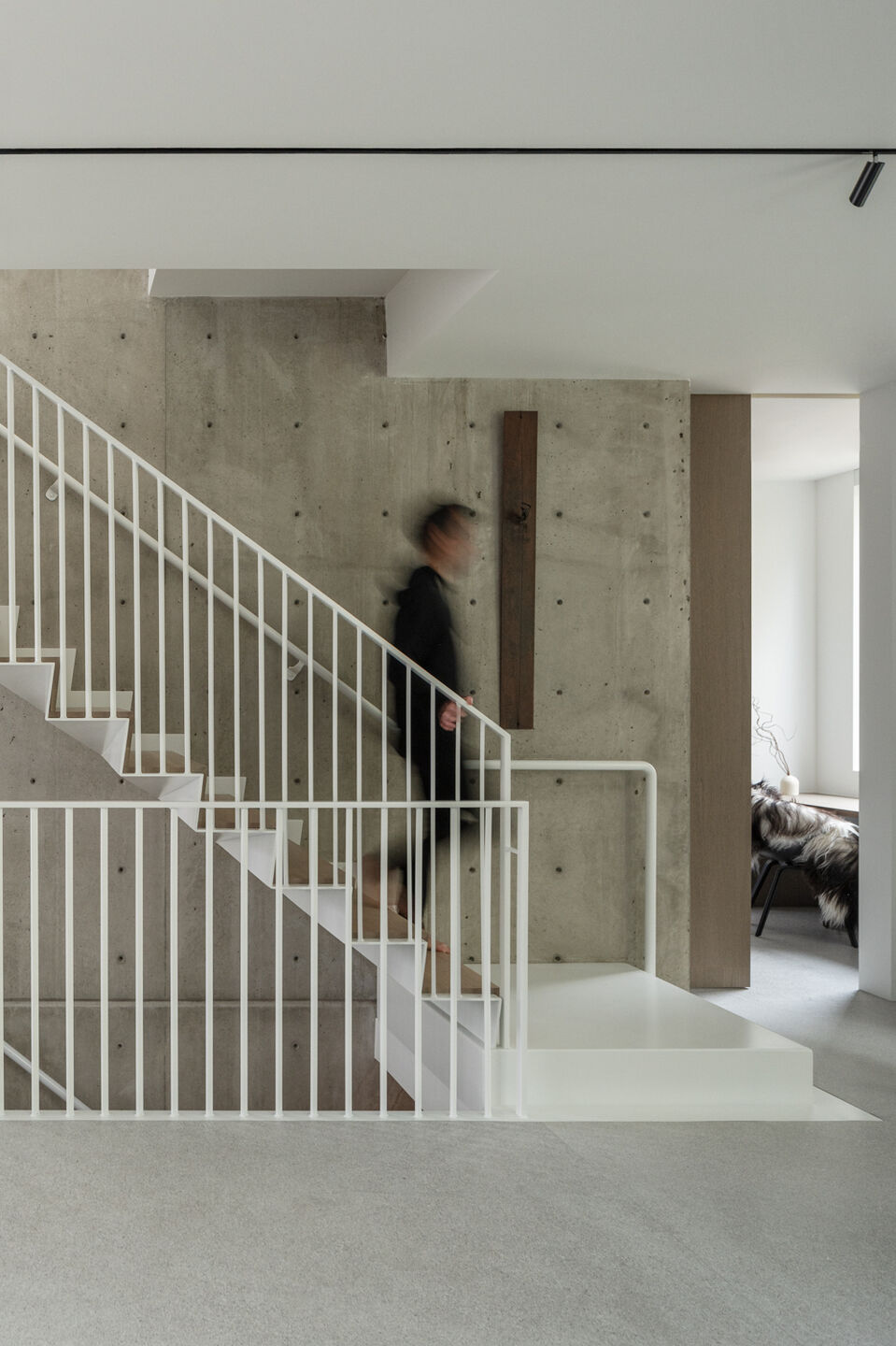 Custom metal stair