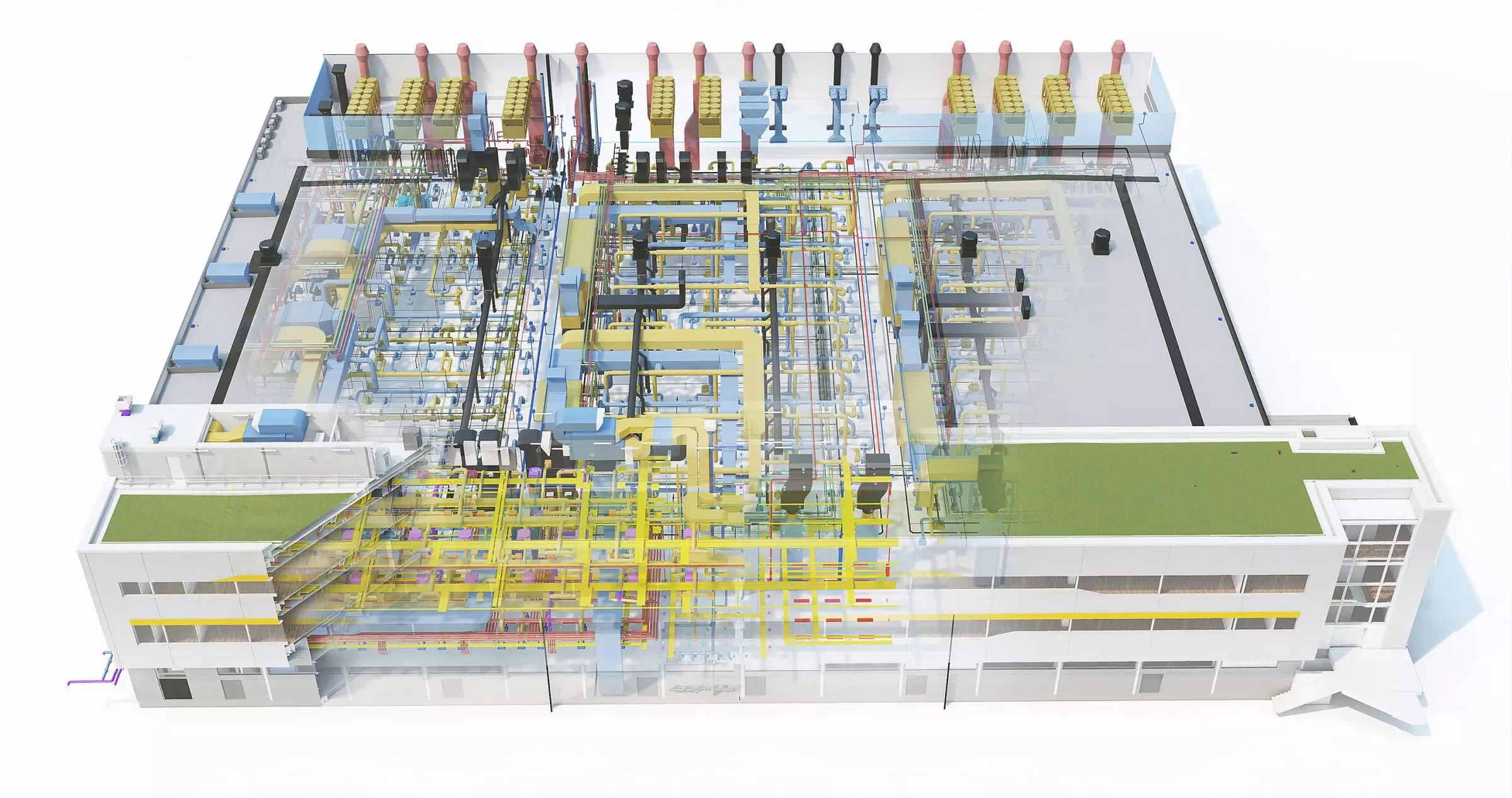 Detail drawing of mechanical systems - F1, F2, F3