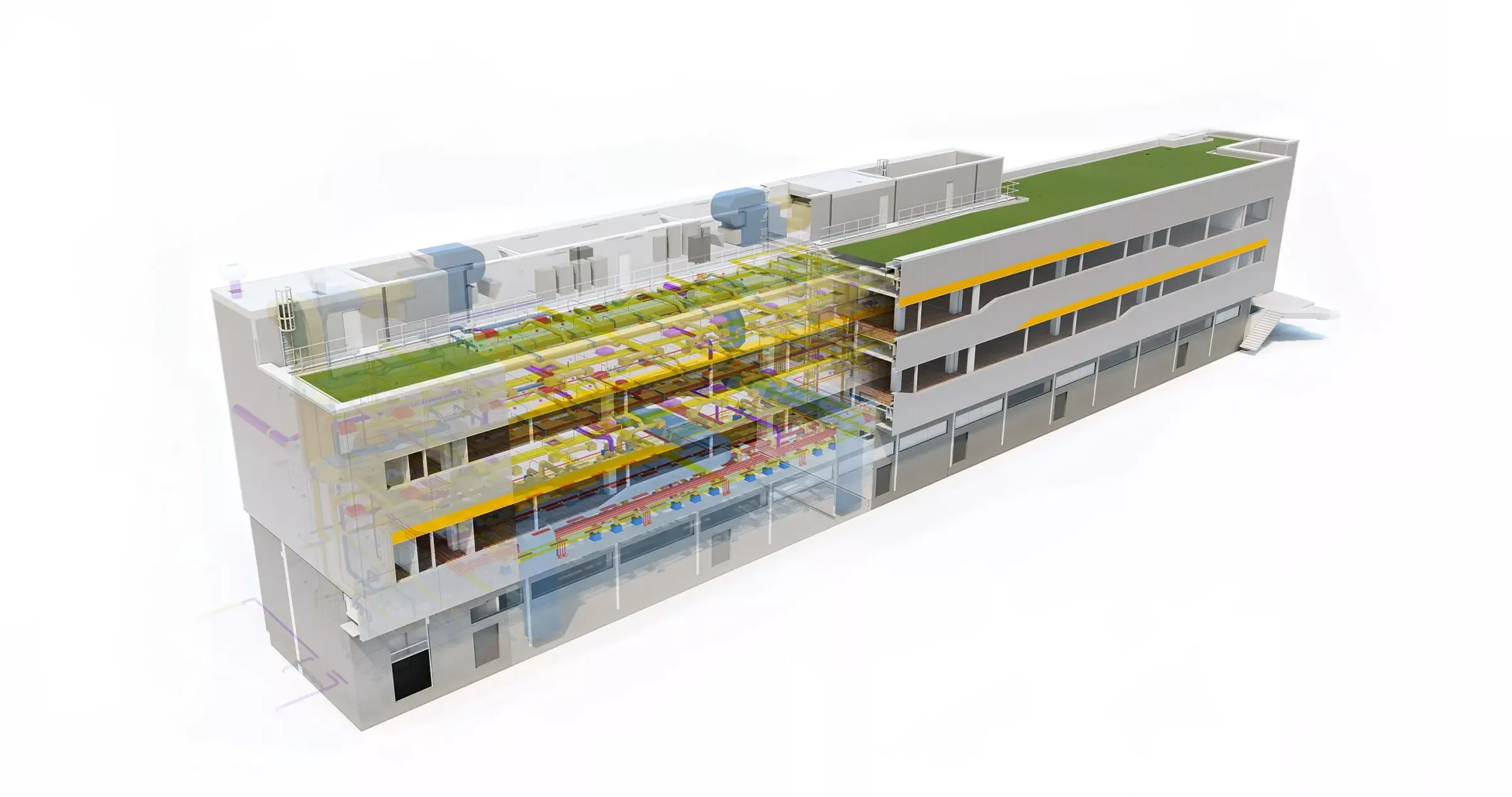 Detail drawing of mechanical systems - F1, F2, F3