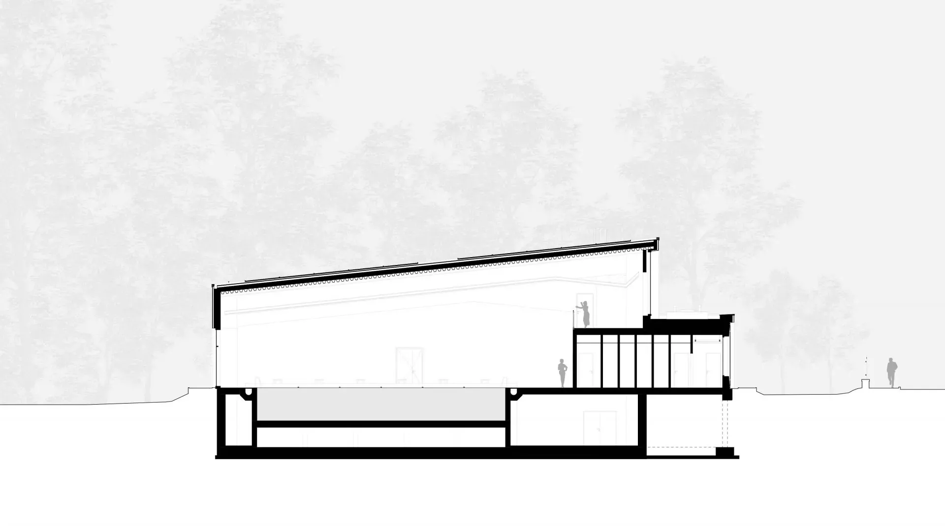 A-A section