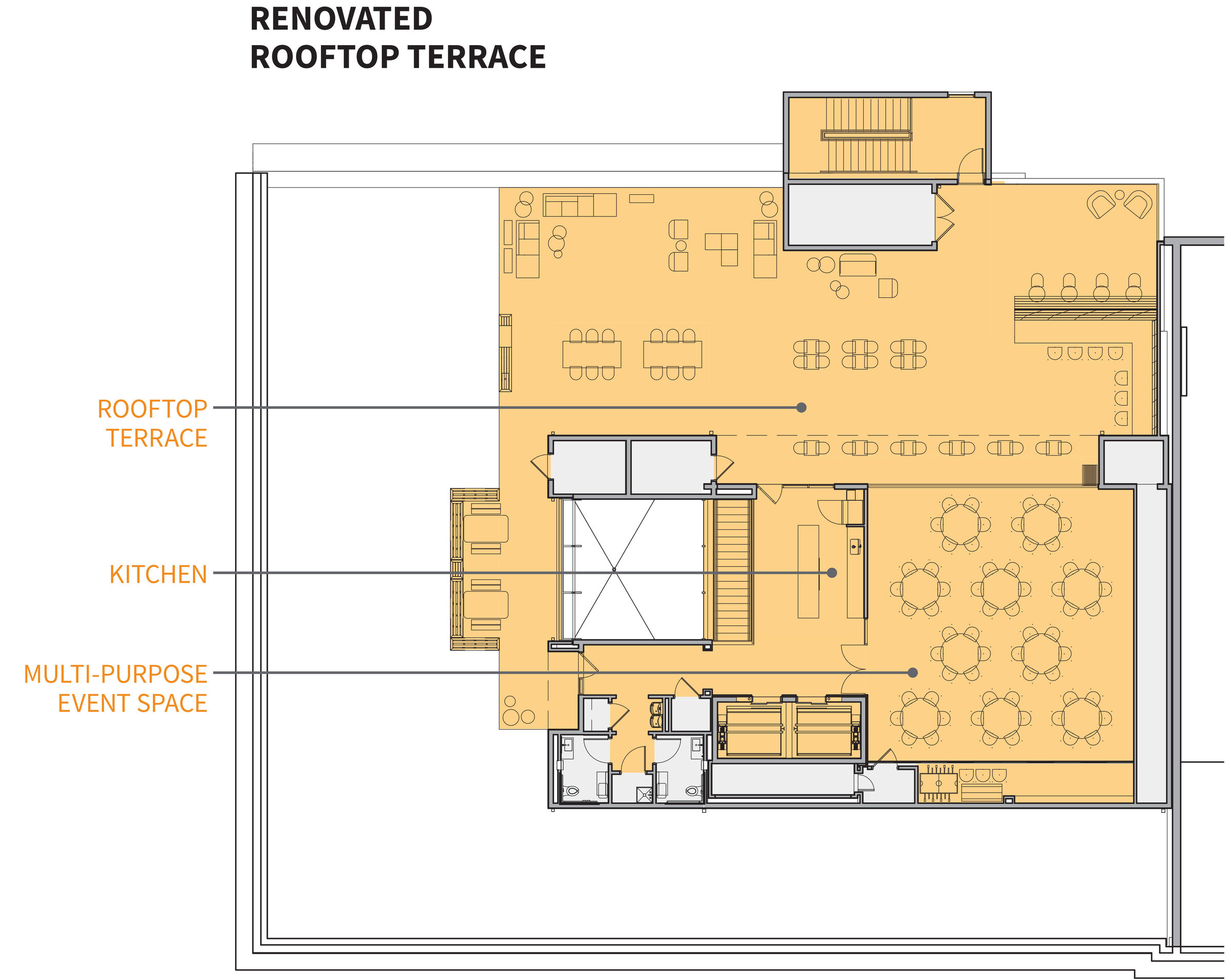 Rooftop terrace