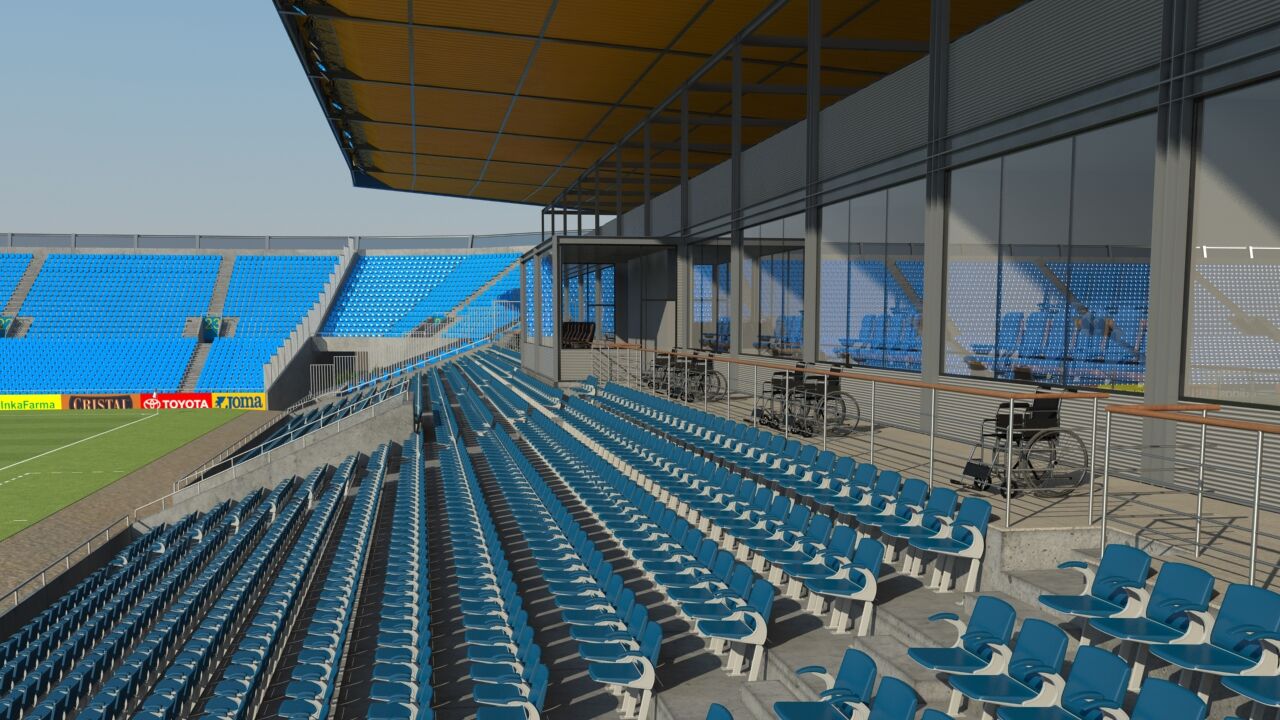 Main tribune