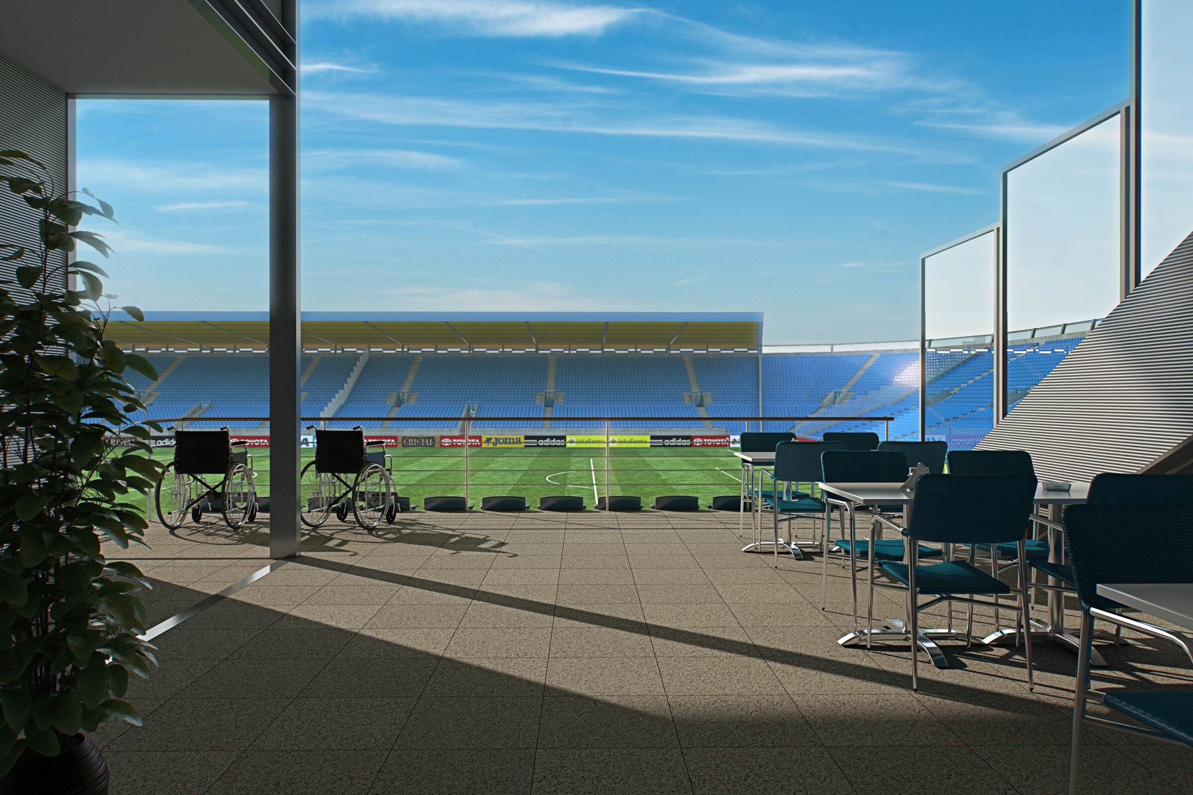 Main tribune