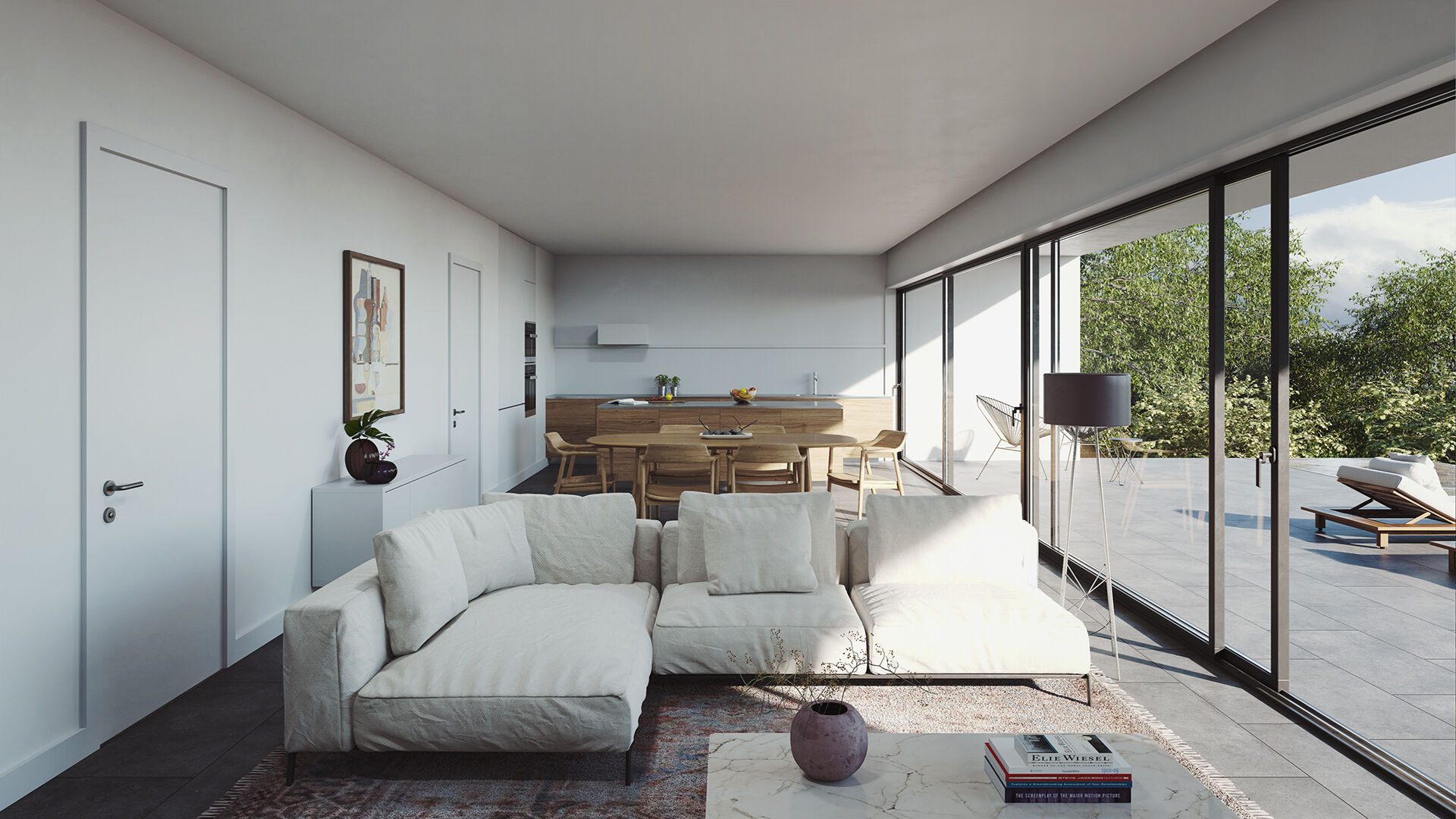 Living and dining room