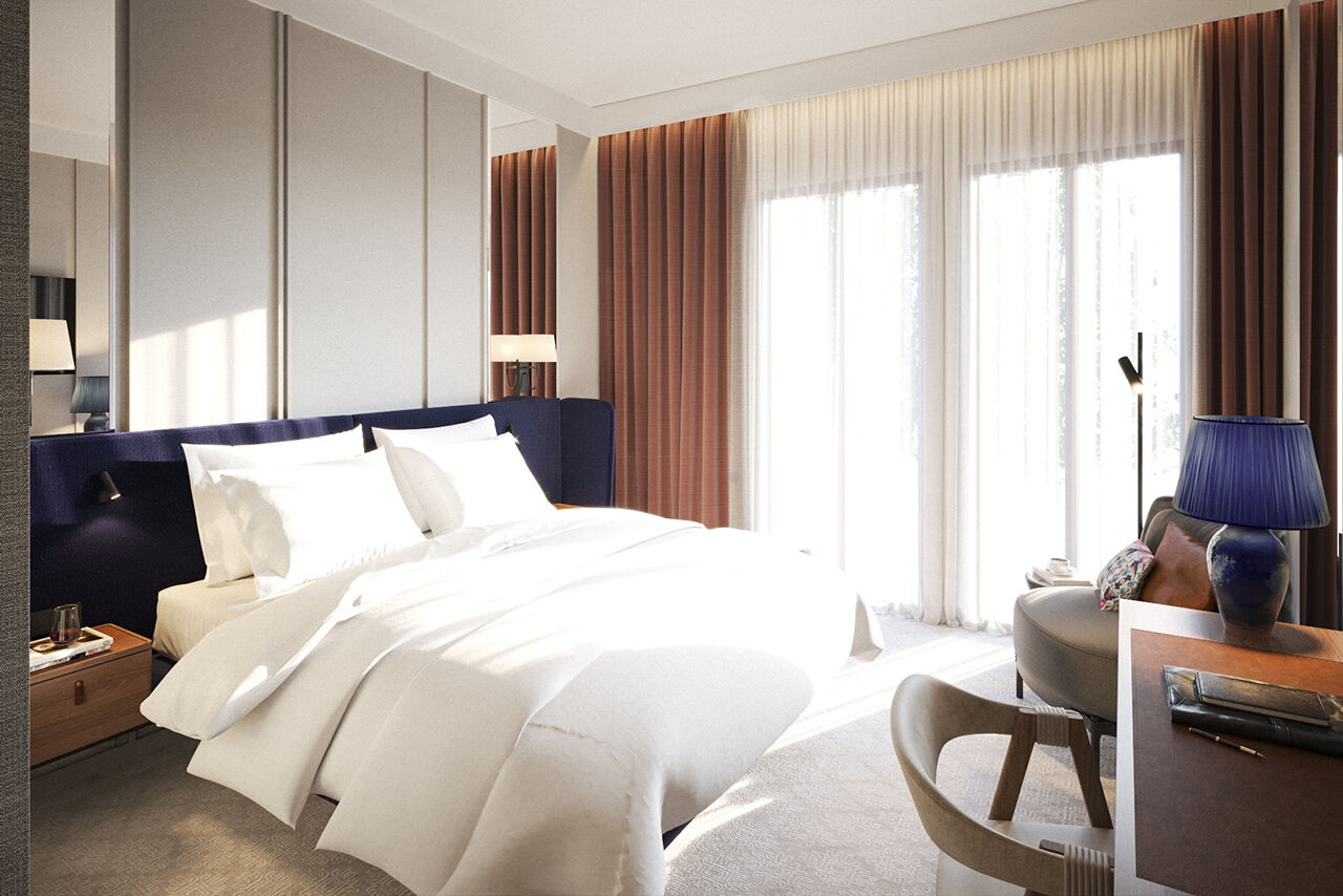 Bed in standard room