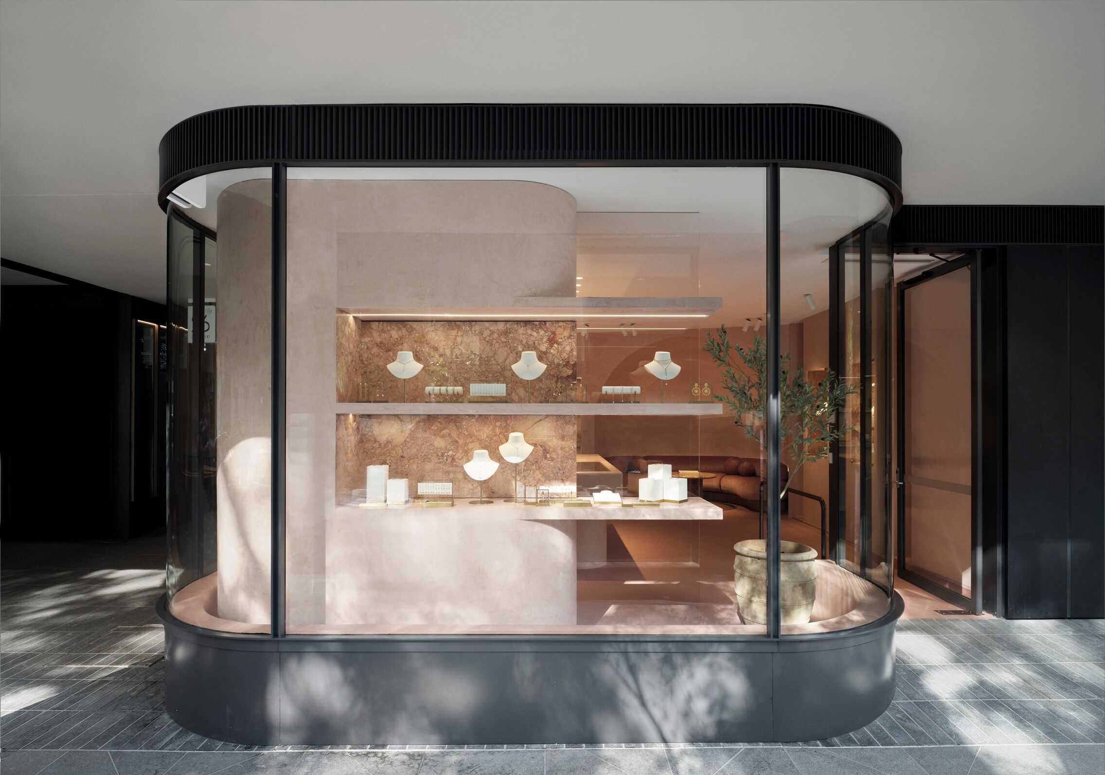 Alex Morrison Interiors wraps the Autore Moda store in plush pink and terracotta hues - Vimarsana News
