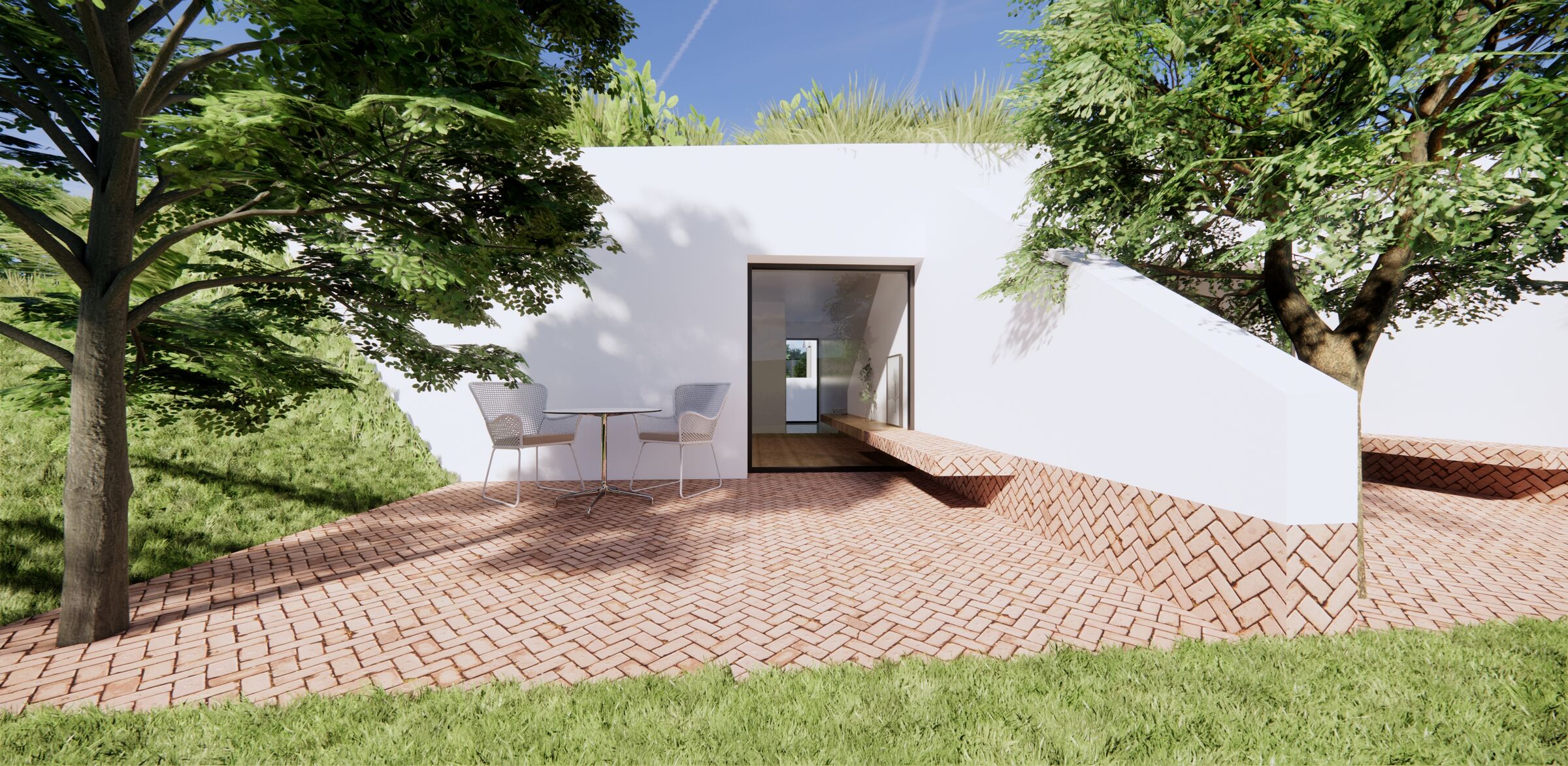 Private External Area to Hotel Bedroom