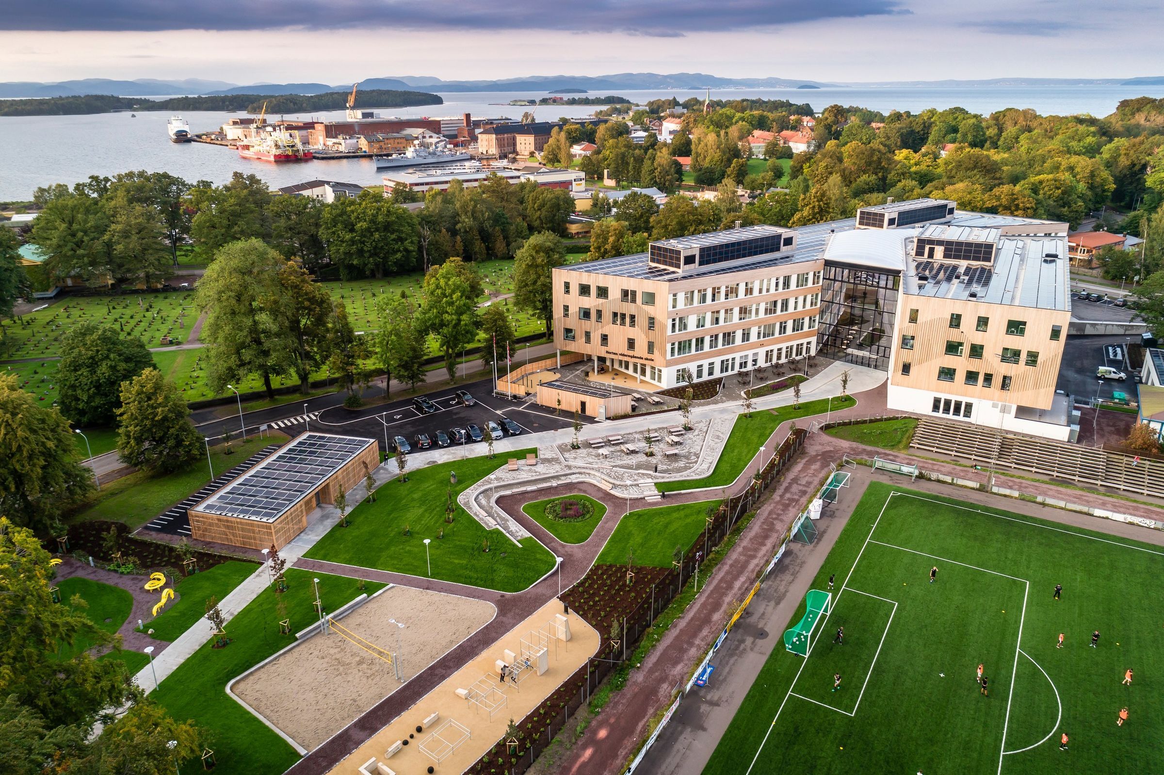 Horten upper secondary school by LINK arkitektur