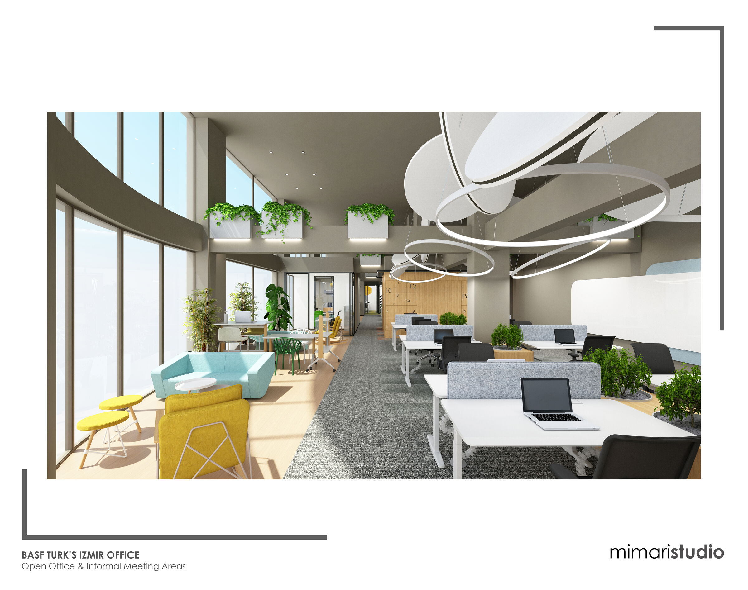 View of the office space