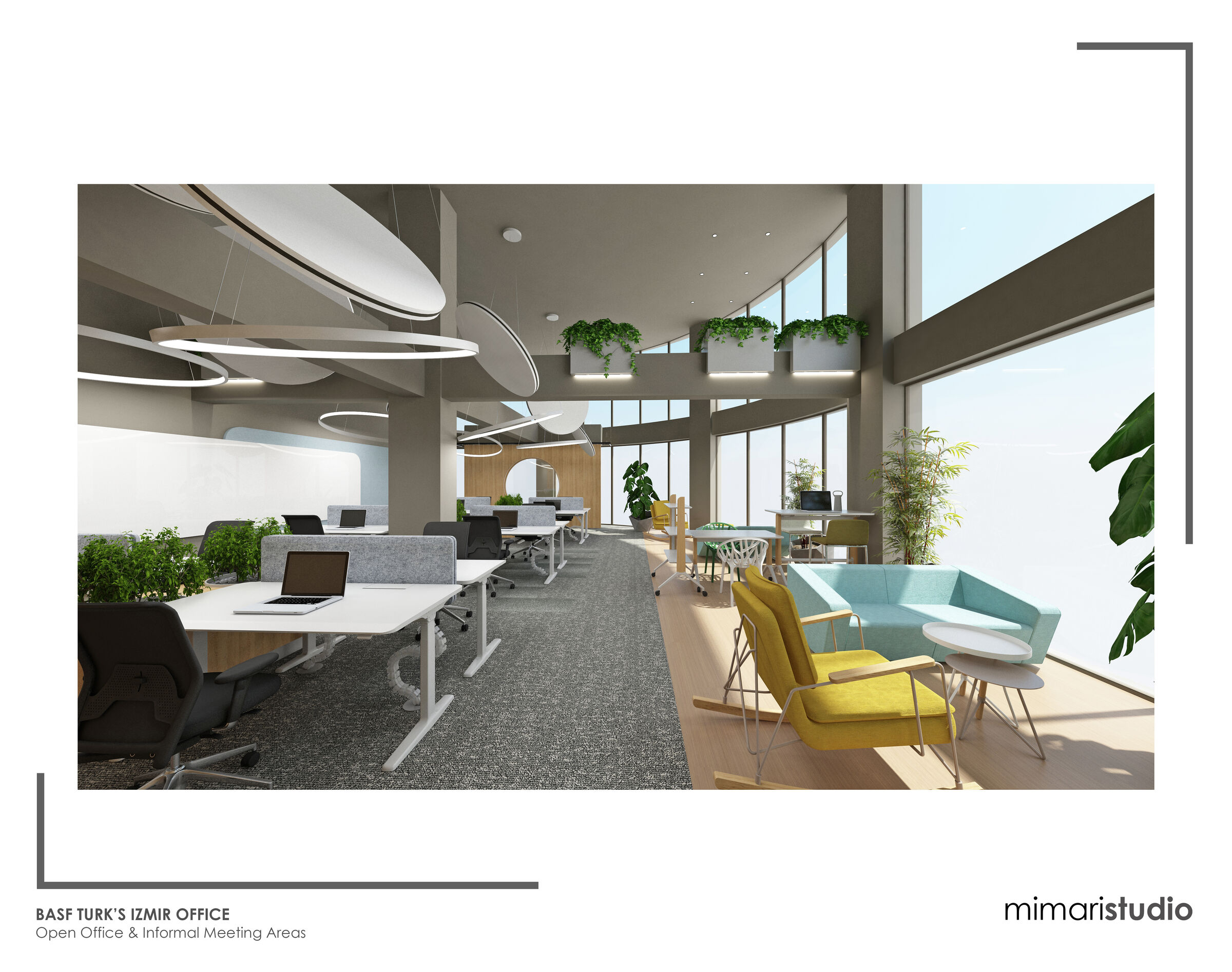 View of the office space