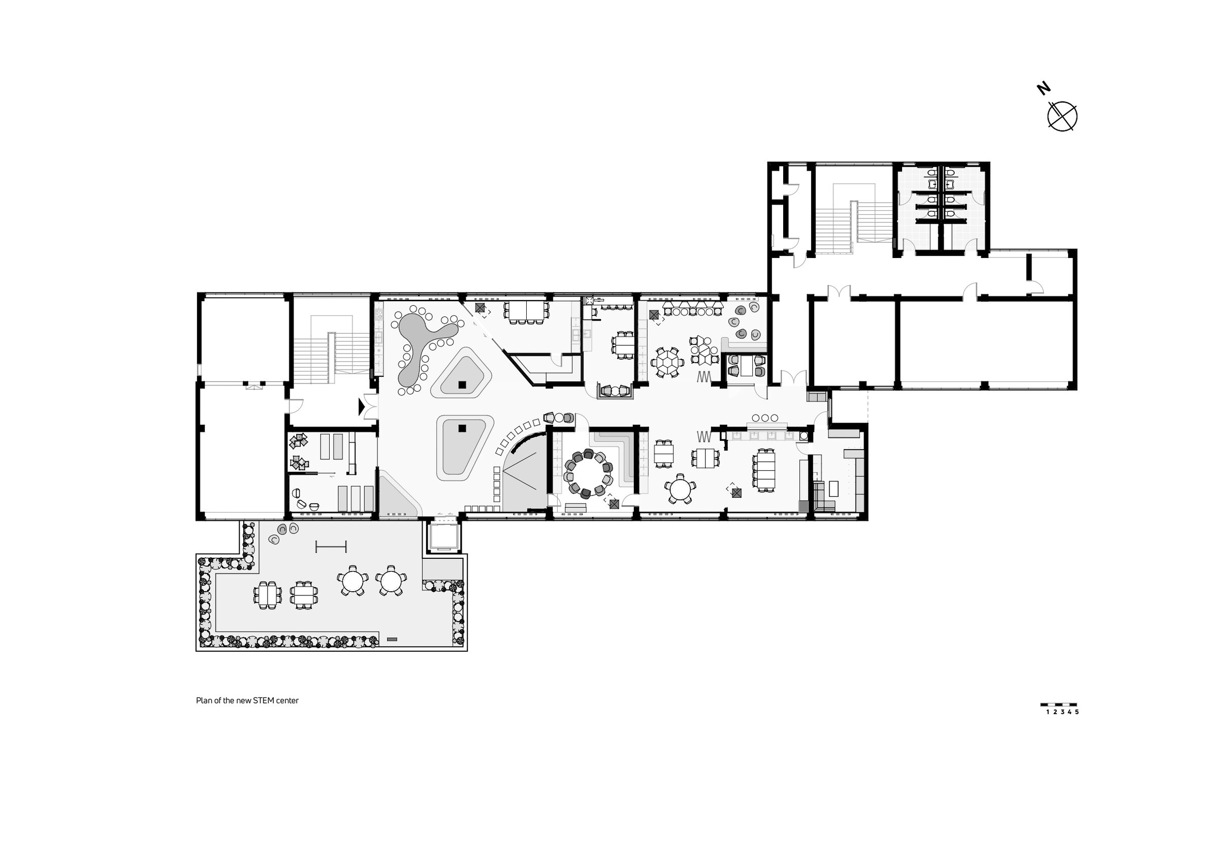 Plan of the new STEM center