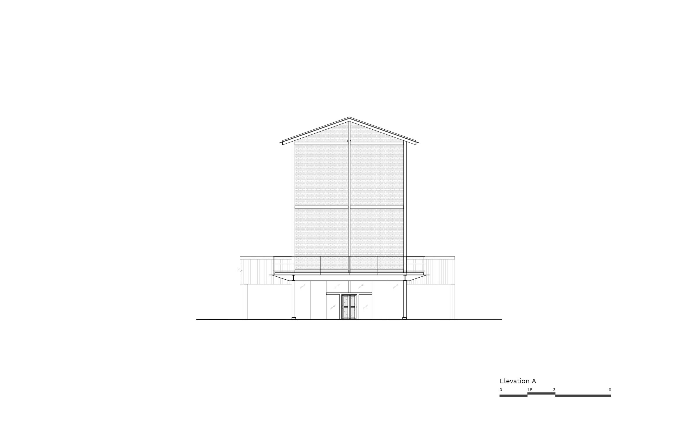 Kaomai Tea Barn : Elevation A