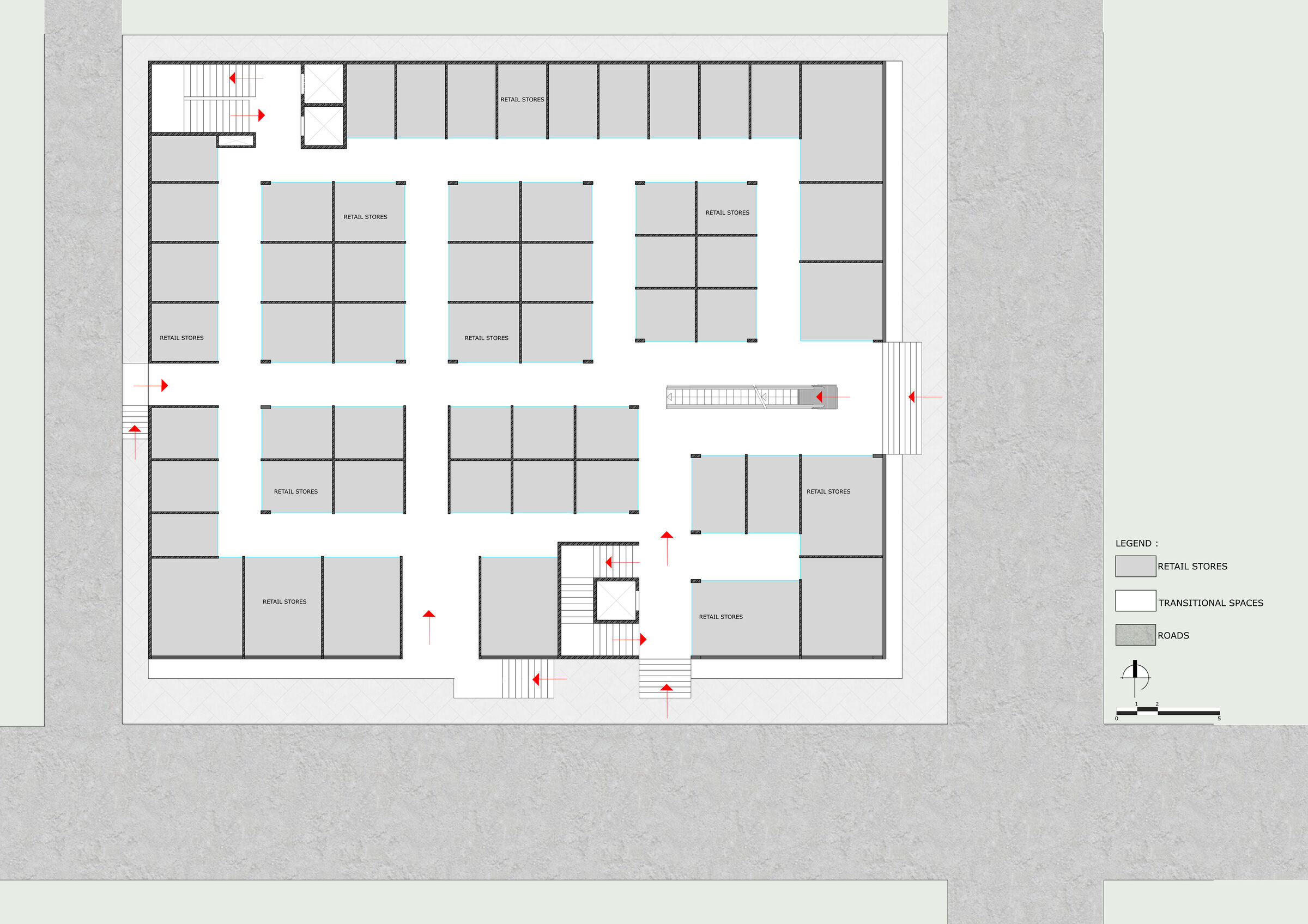 ground floor, A.J Architects
