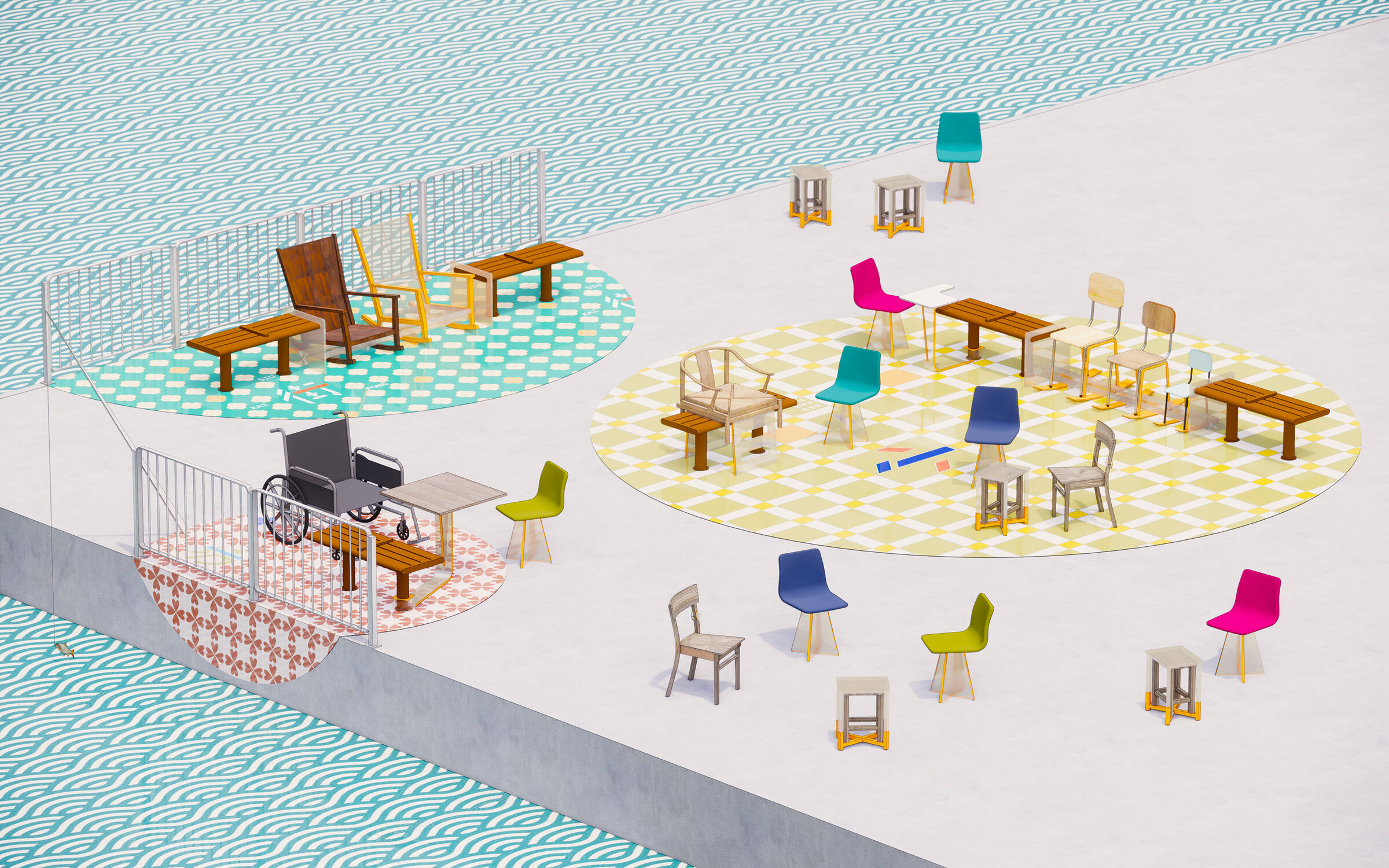 Concept Spatial Illustration