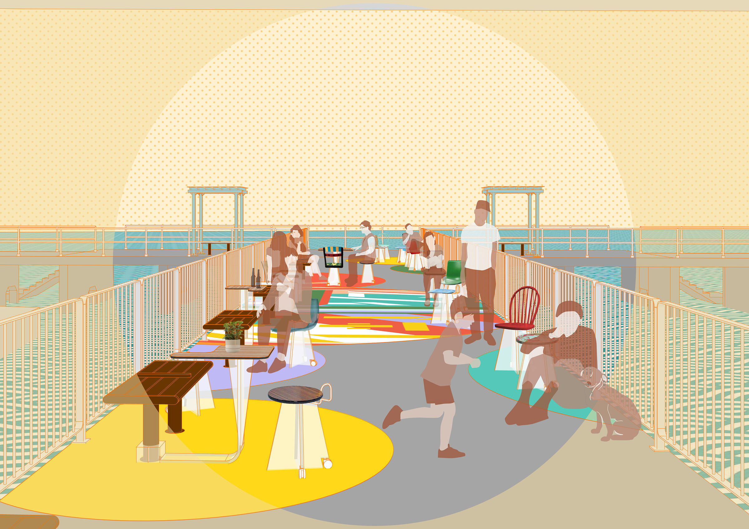 Concept Spatial Illustration