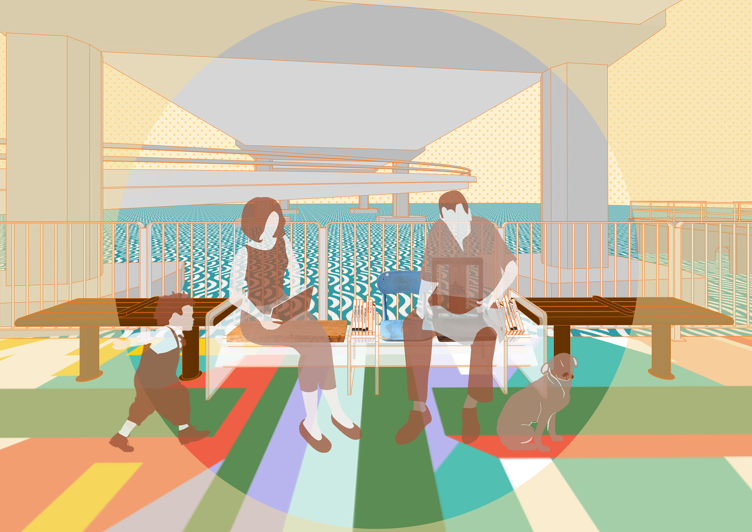 Concept Spatial Illustration