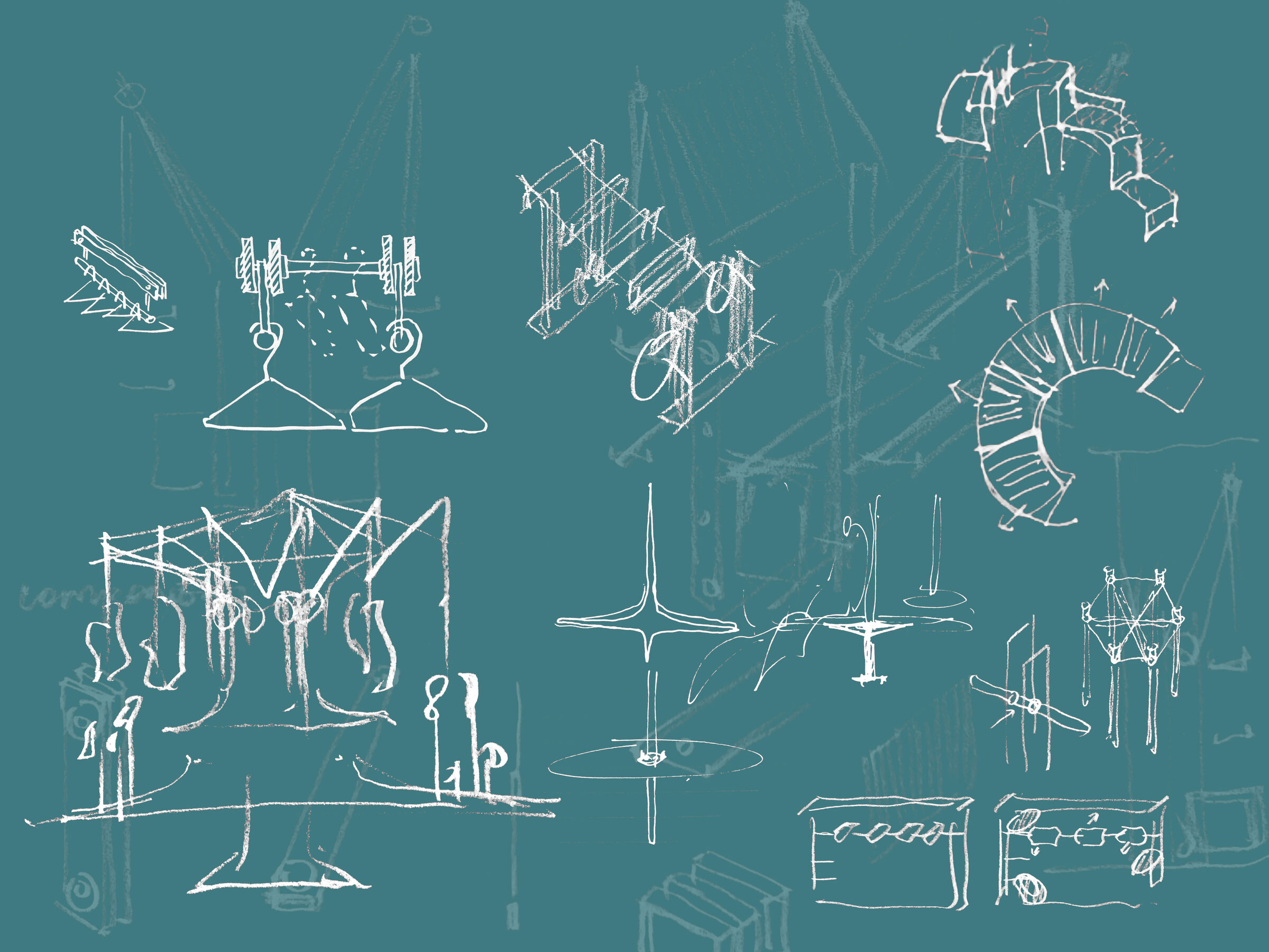 Concept Sketches of Qing