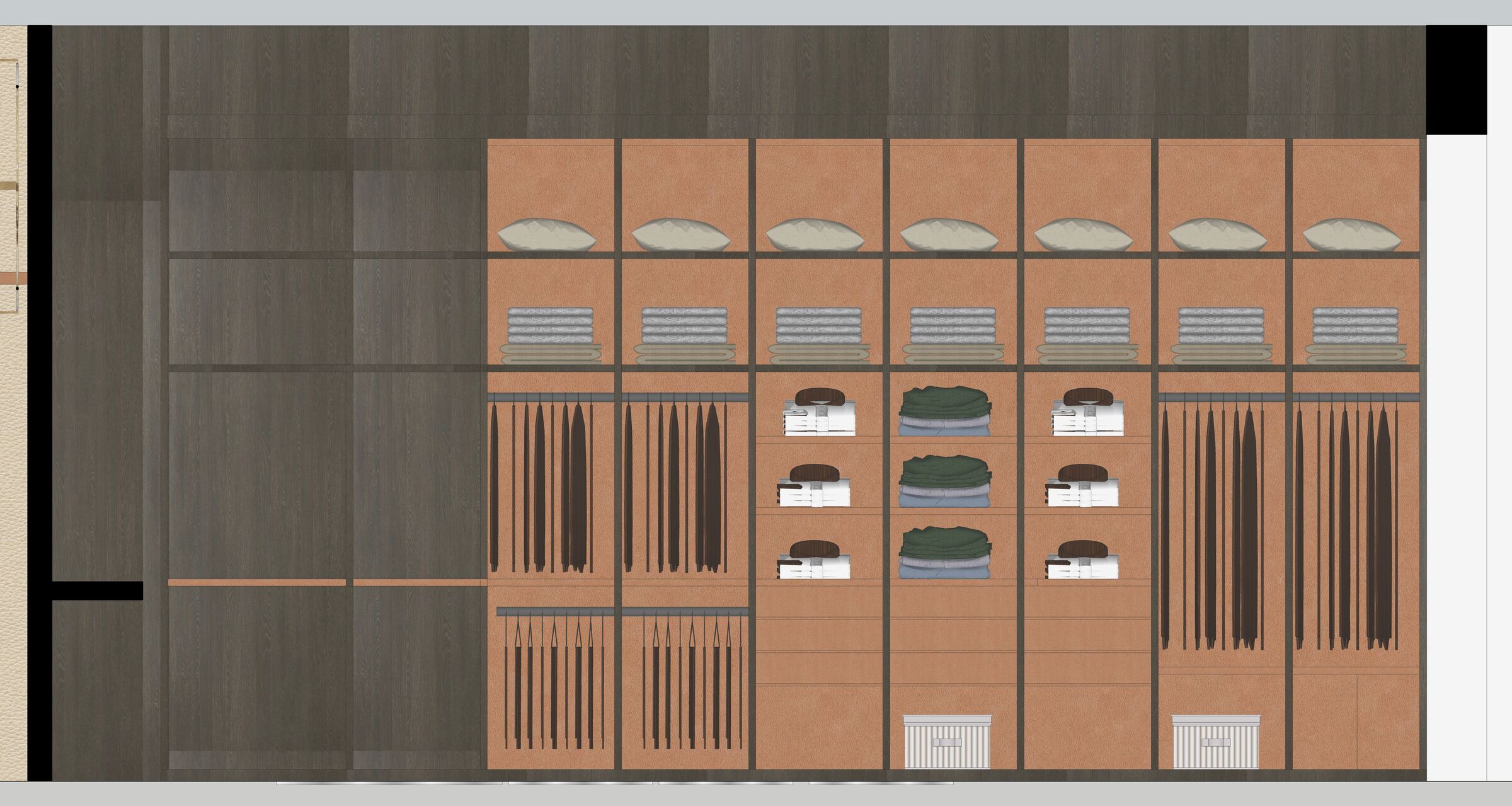 walkin wardrobe