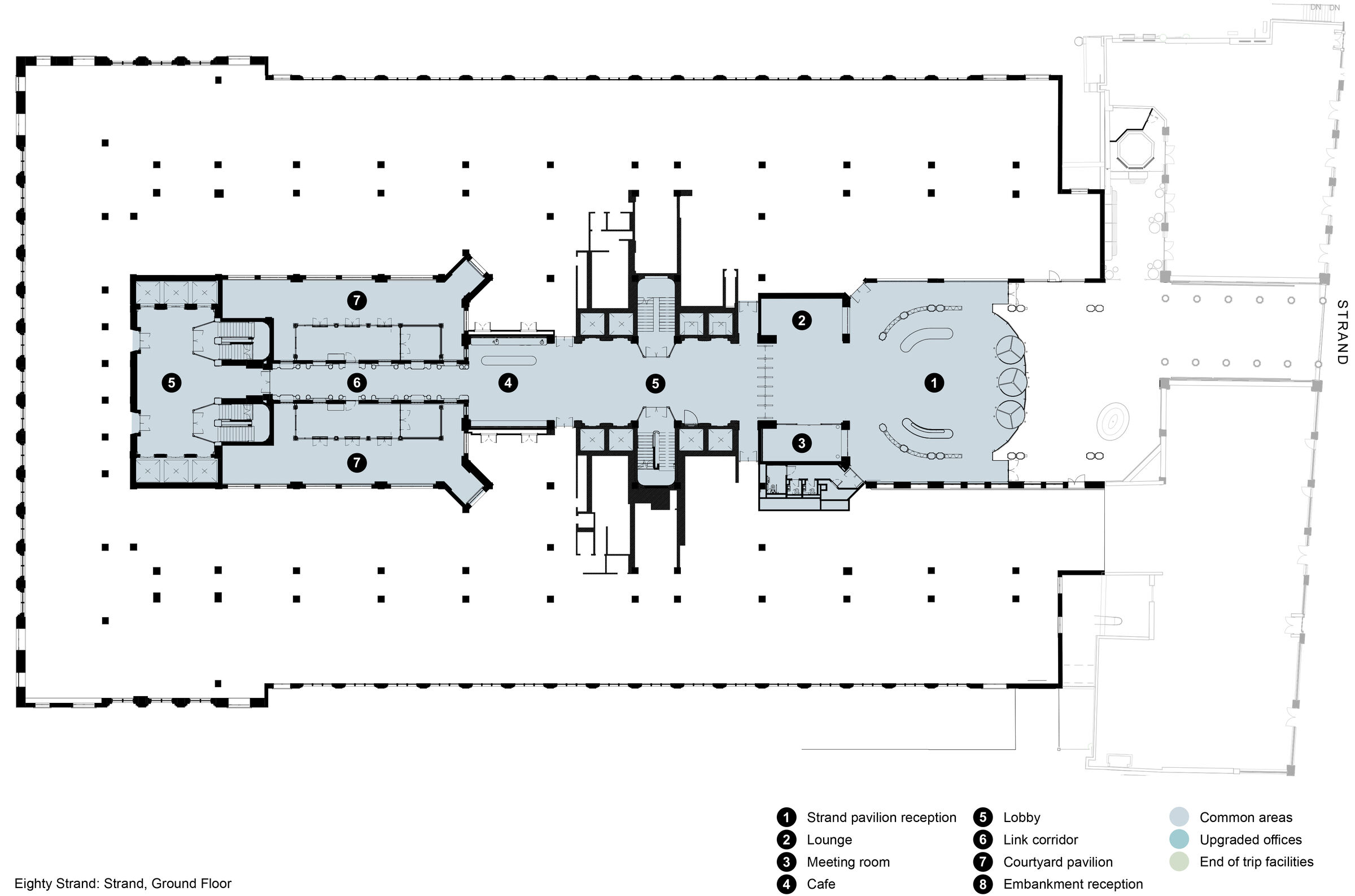 Ground Floor - Strand Entrance