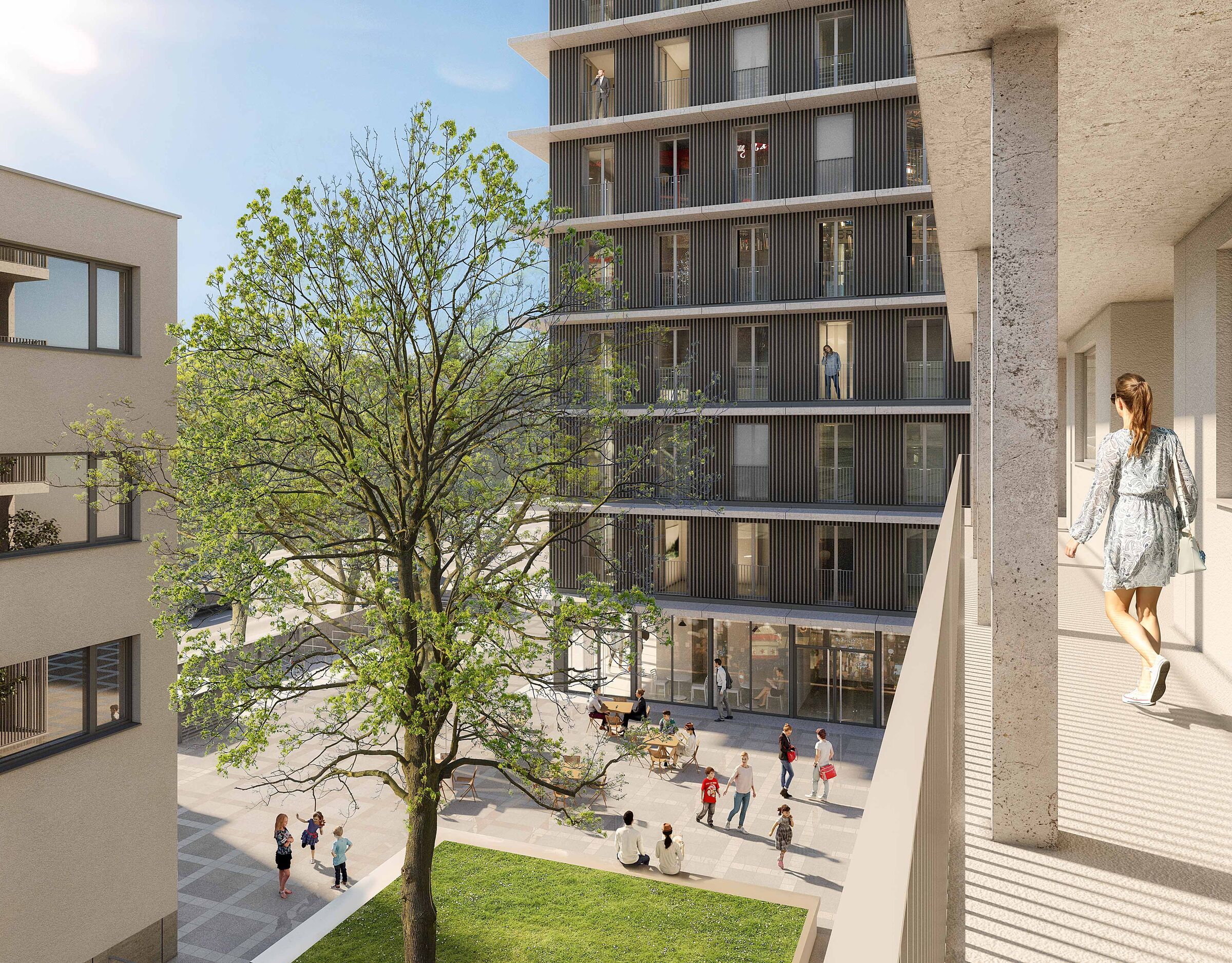 Timber-Hybrid High-Rise Carl