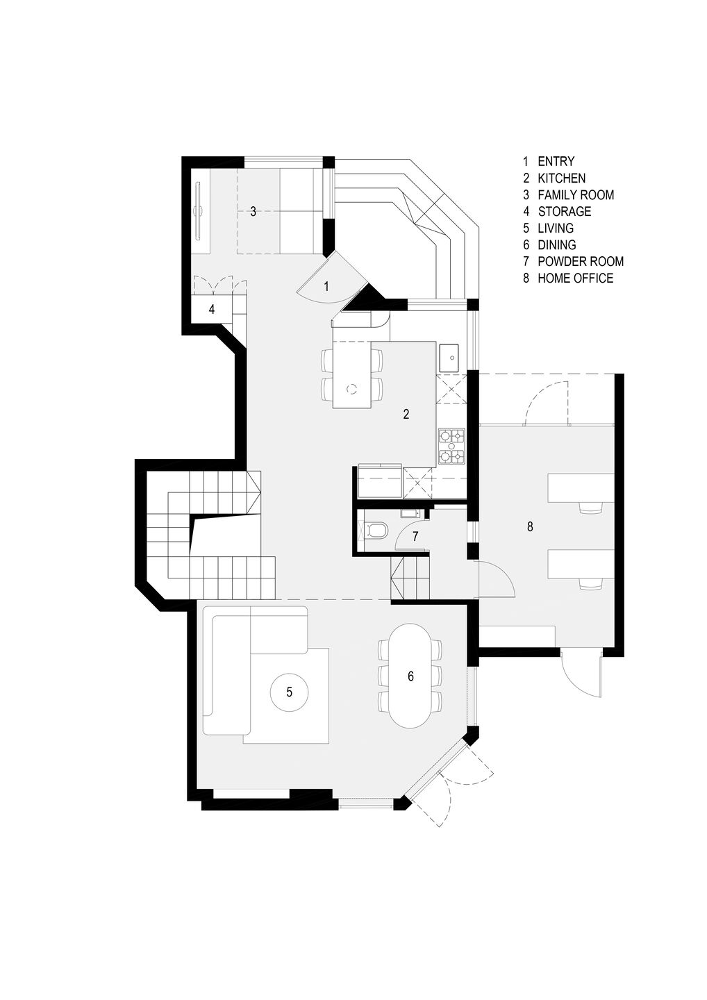 Ground level plan - new