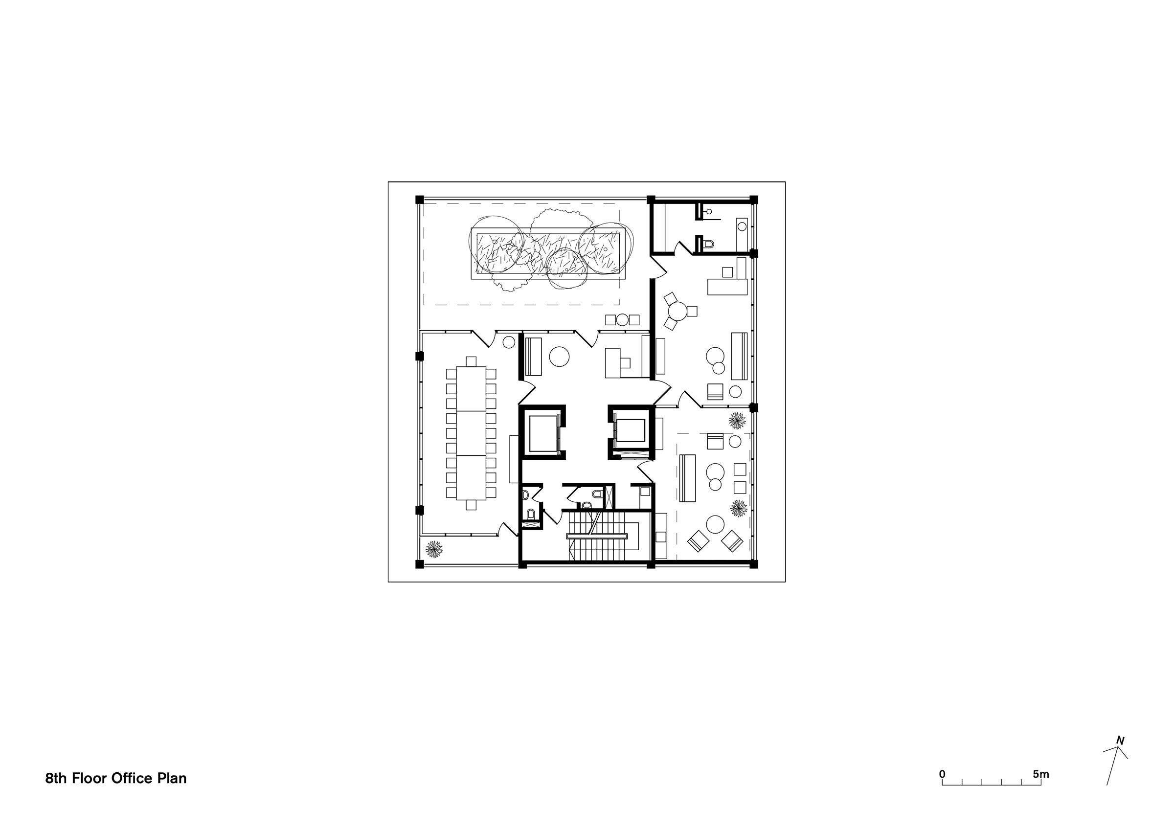 8th Floor Office Plan