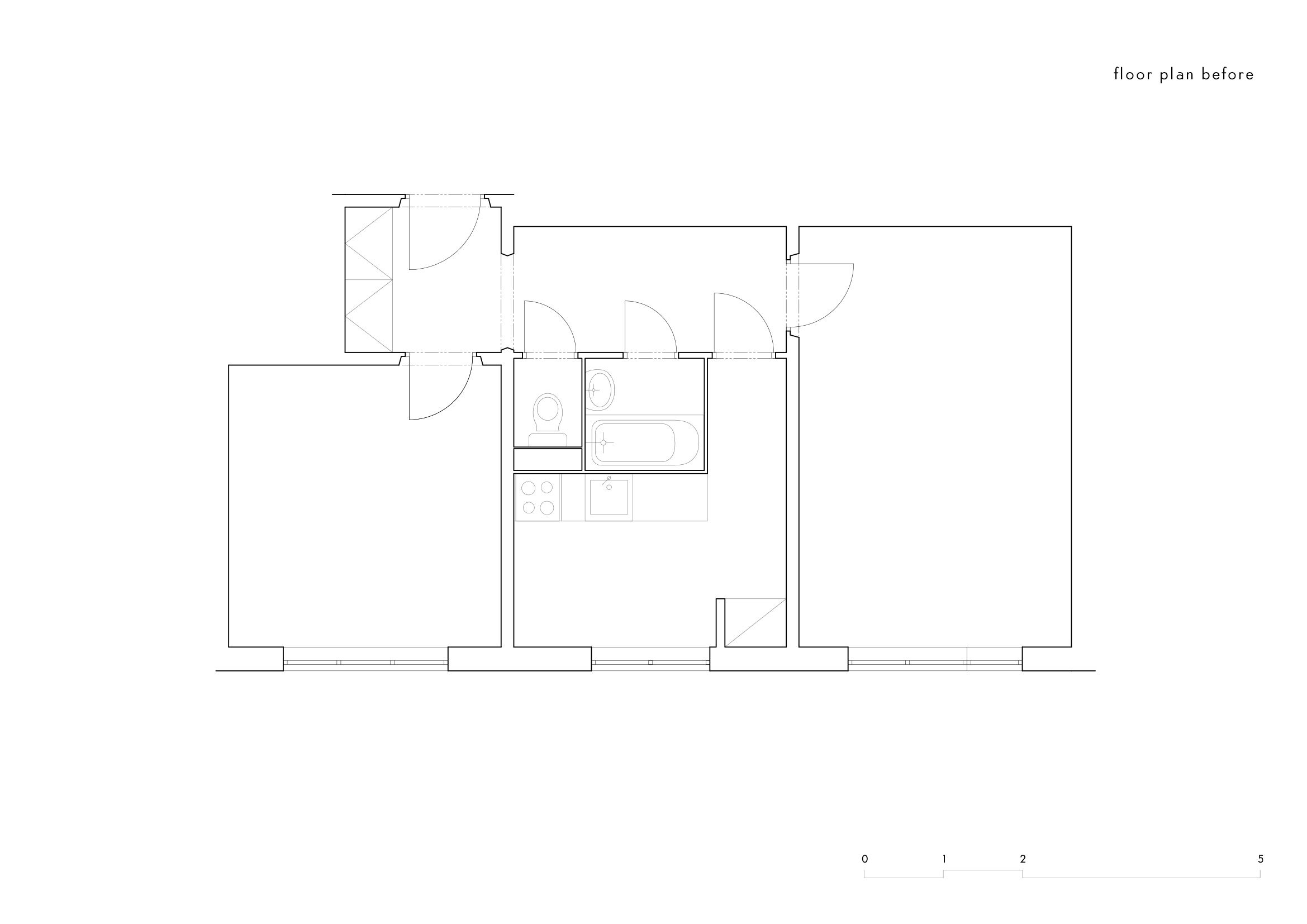 floor plan before