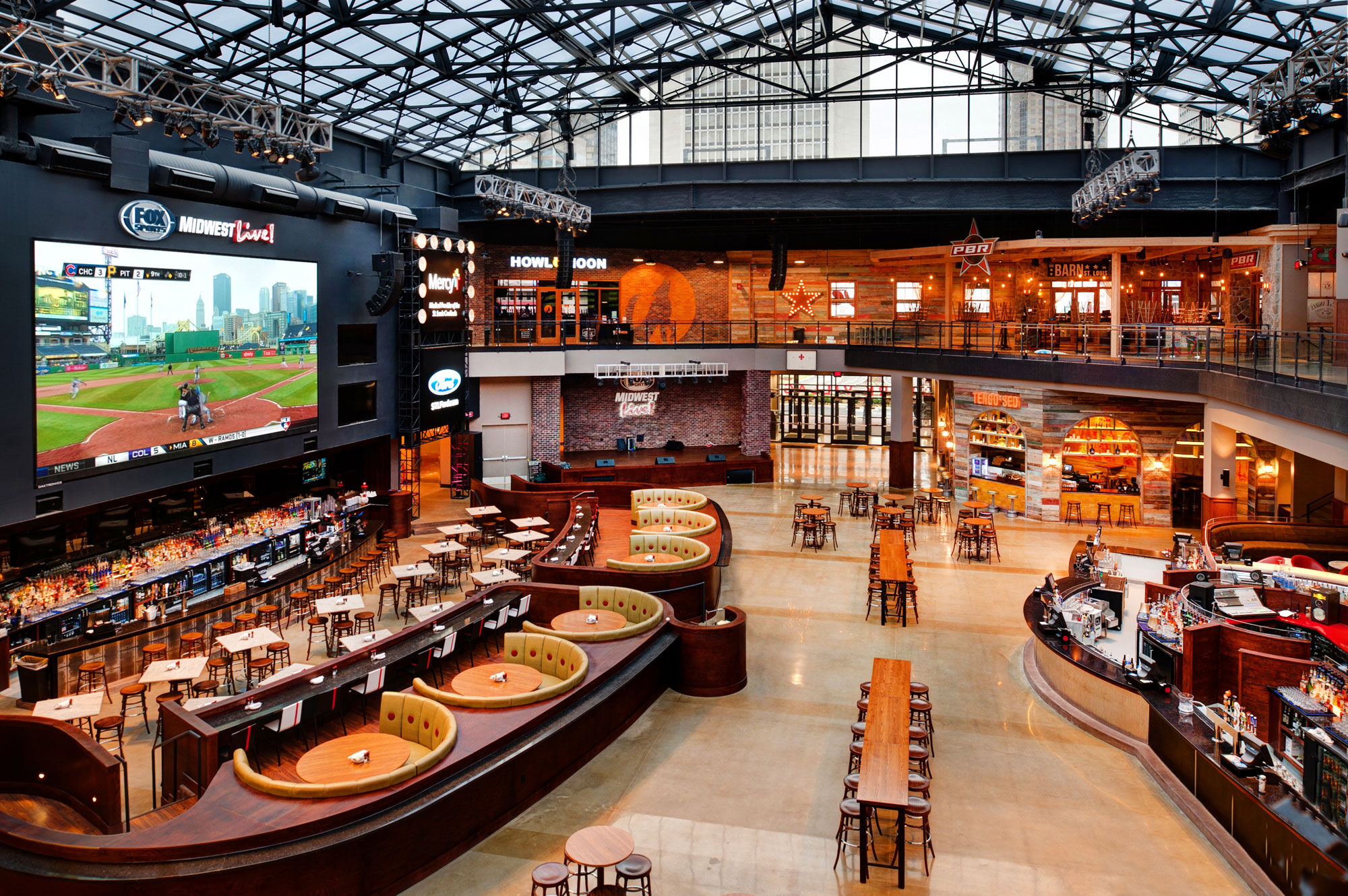 St.Louis Ballpark Village; Bally Sports Live!